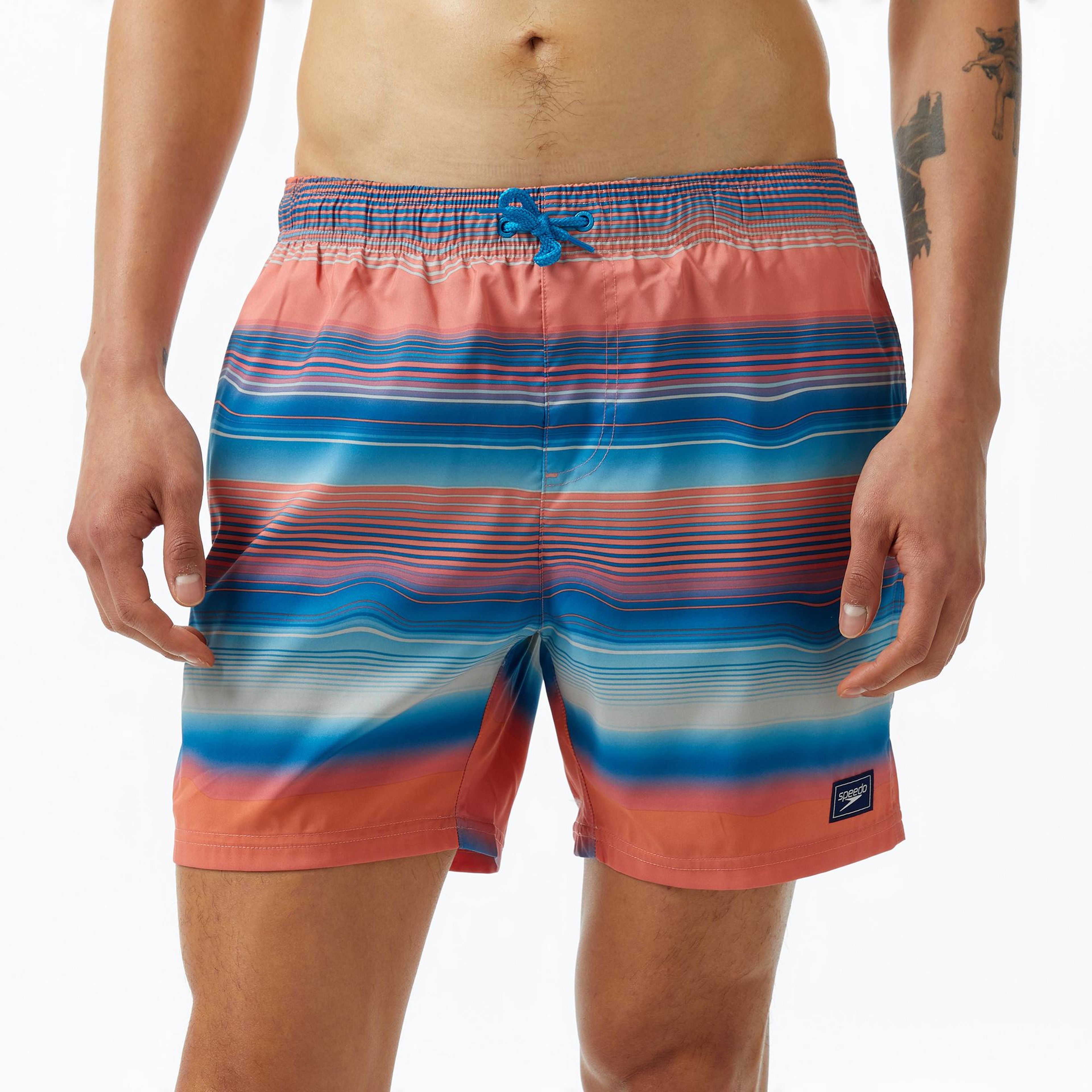 Speedo Placement Leisure 16  Erkek Mavi Deniz Şortu