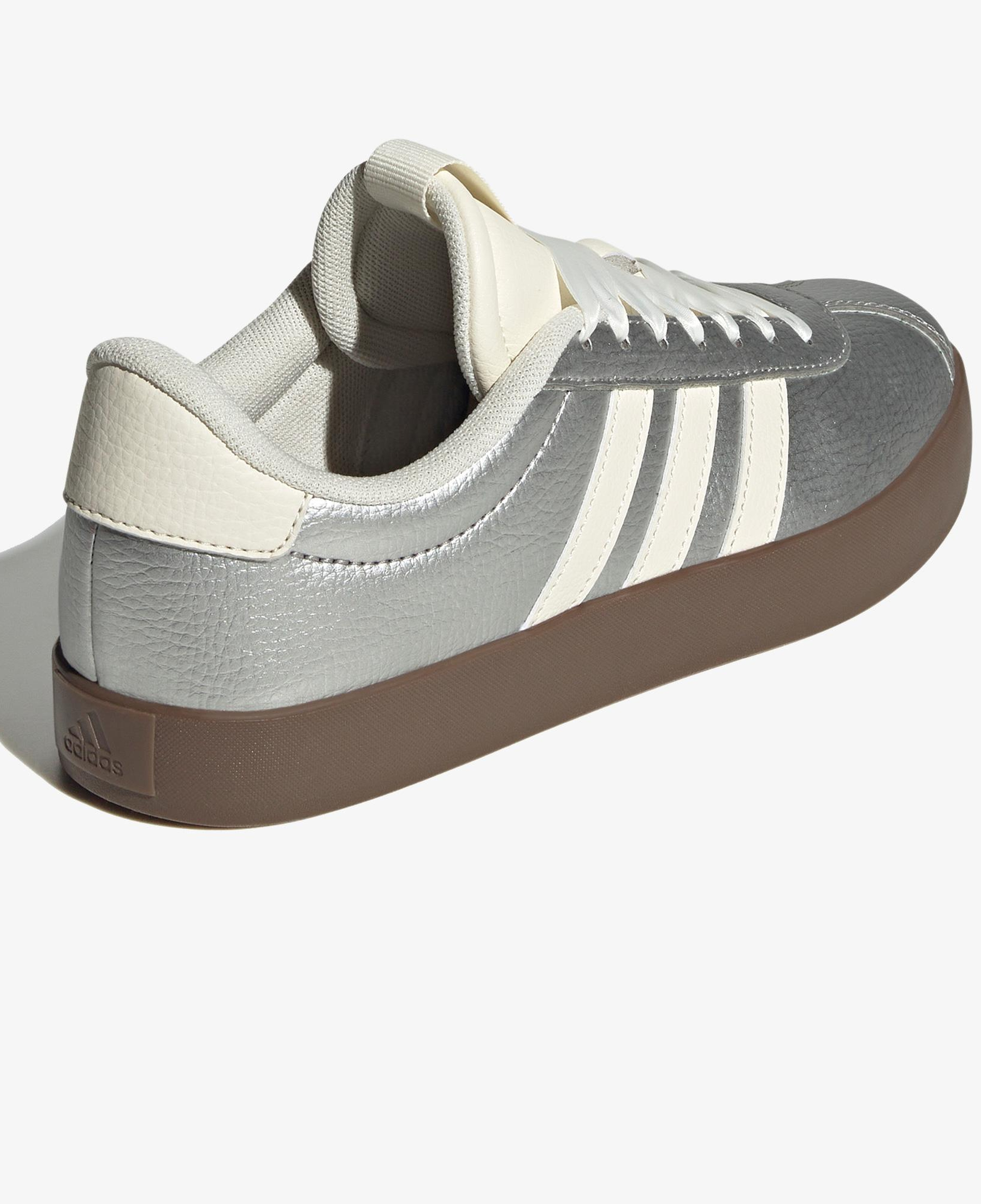 adidas VL Court 3.0 Kadın Gri Spor Ayakkabı