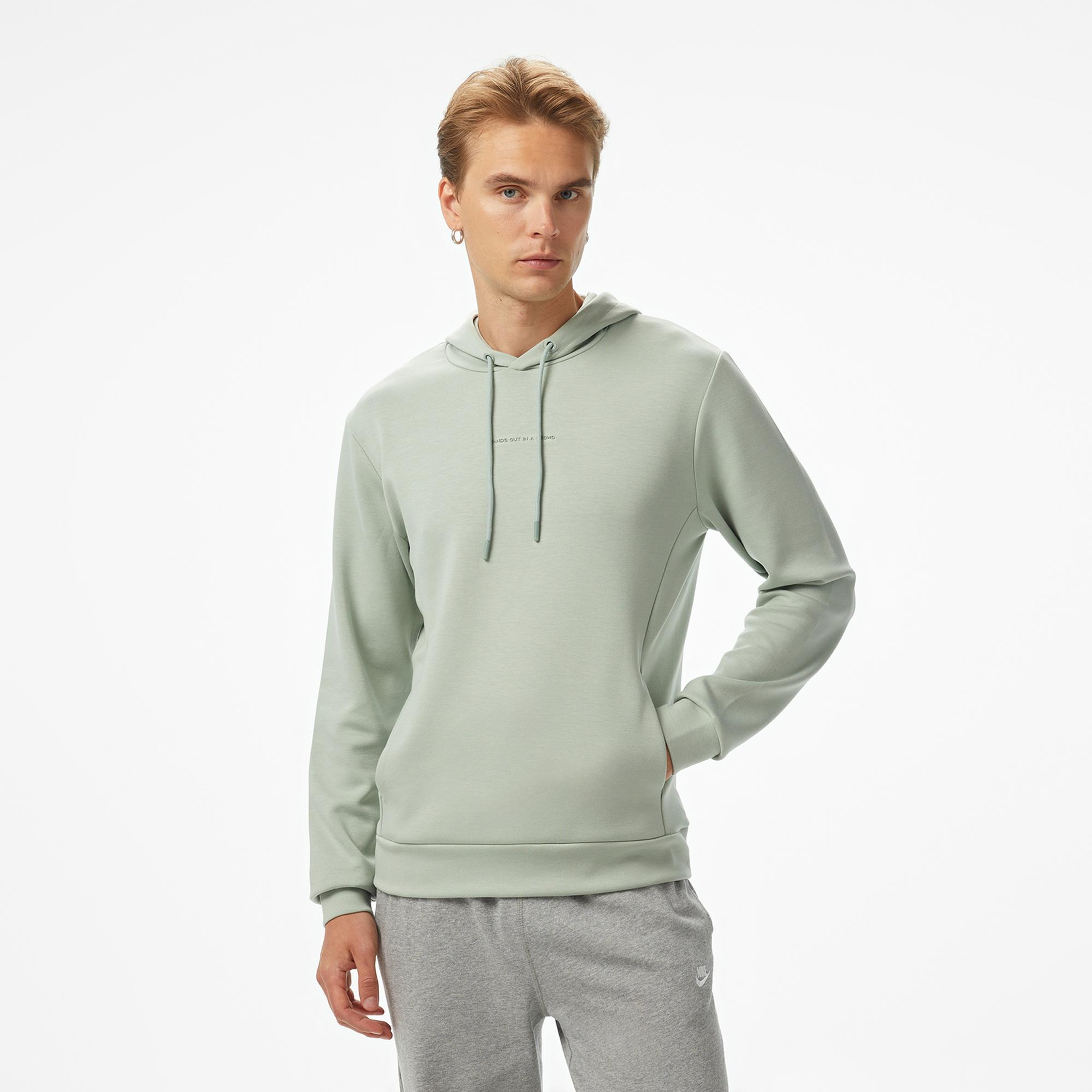 Sportempt Stm319 Erkek Yeşil Sweatshirt