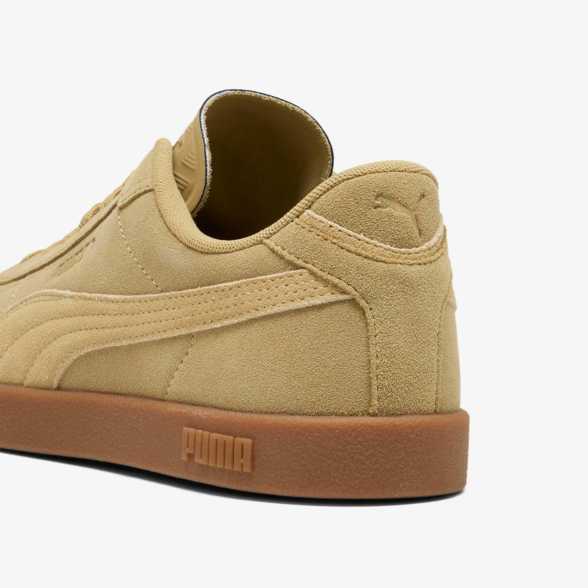 Puma Club II Era Suede Kadın Krem Spor Ayakkabı