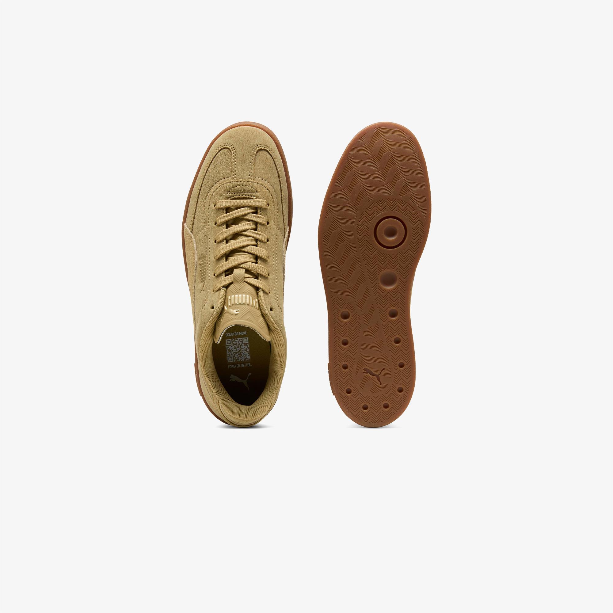 Puma Club II Era Suede Kadın Krem Spor Ayakkabı