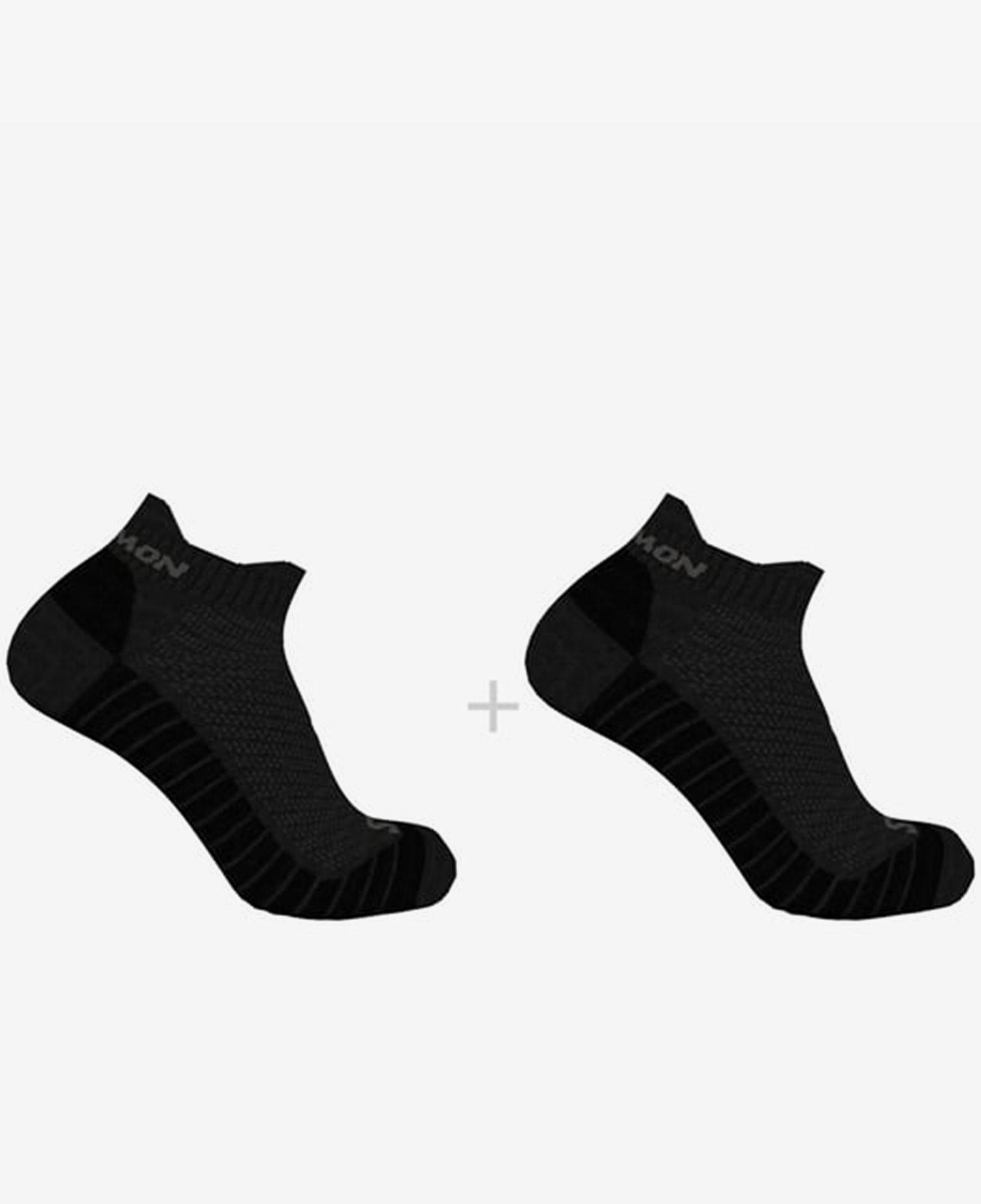 Salomon AERO ANKLE 2-PACK Unisex Siyah Çorap