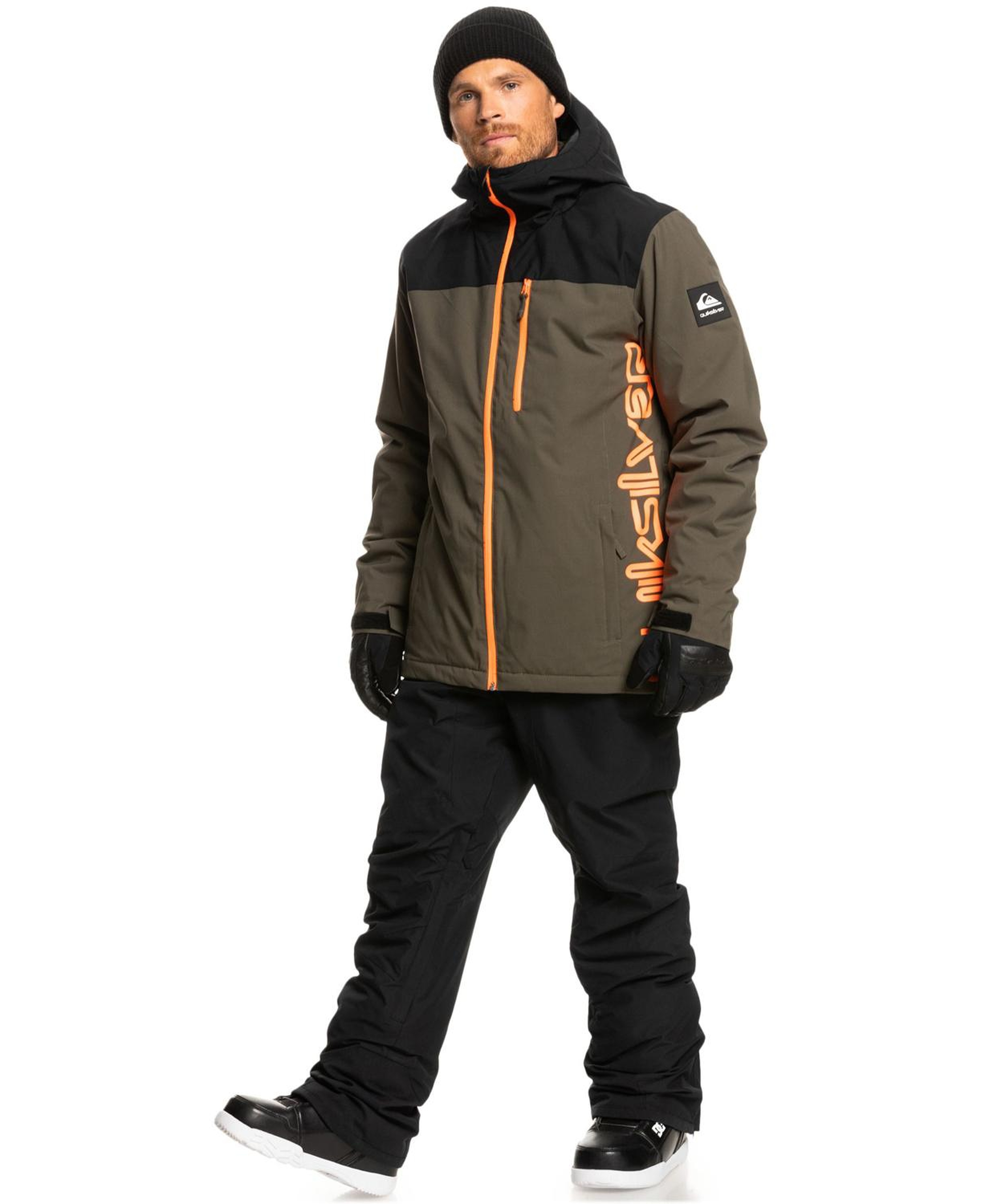 Quiksilver Morton Erkek Yeşil Snowboard Ceketi