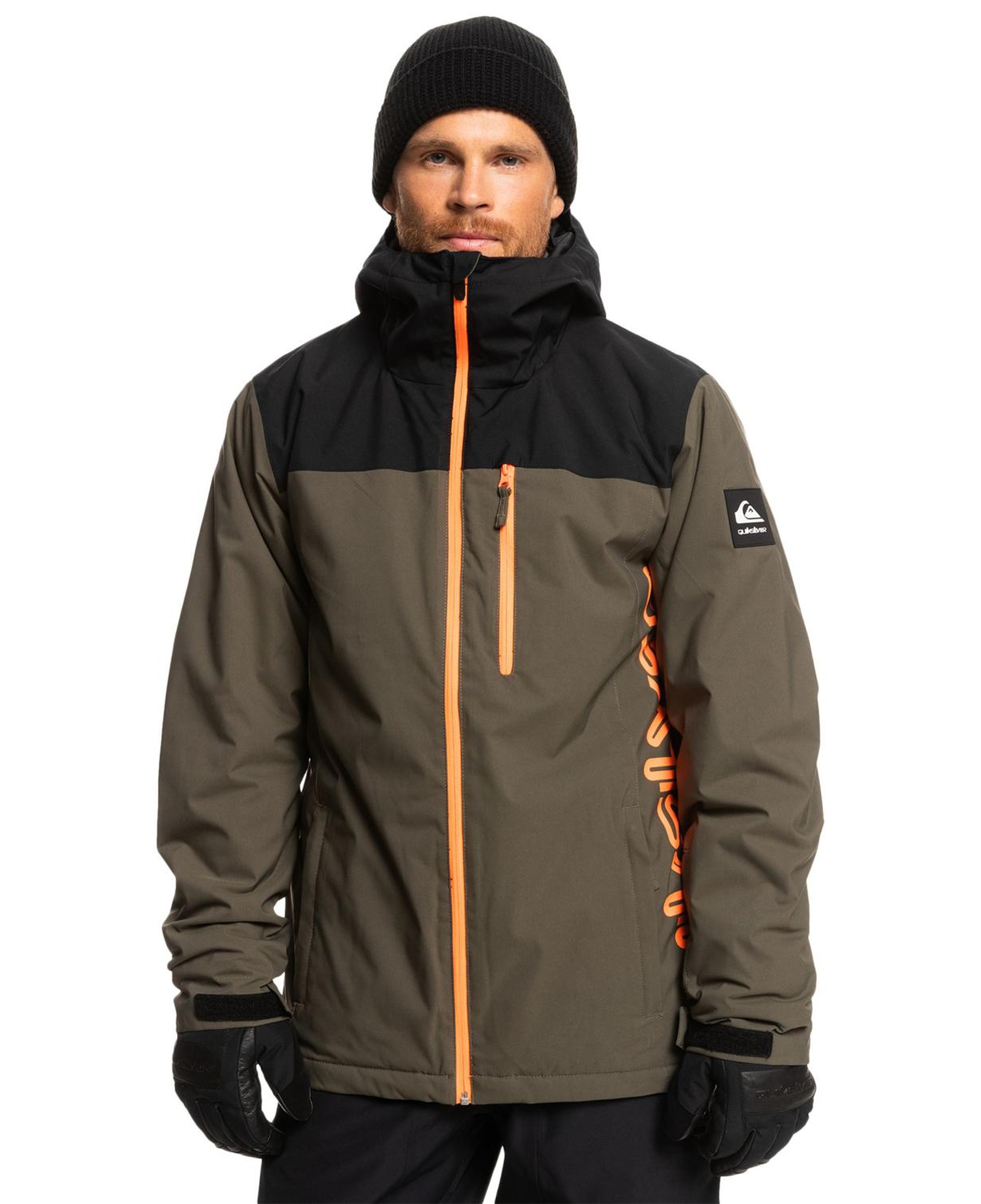 Quiksilver Morton Erkek Yeşil Snowboard Ceketi