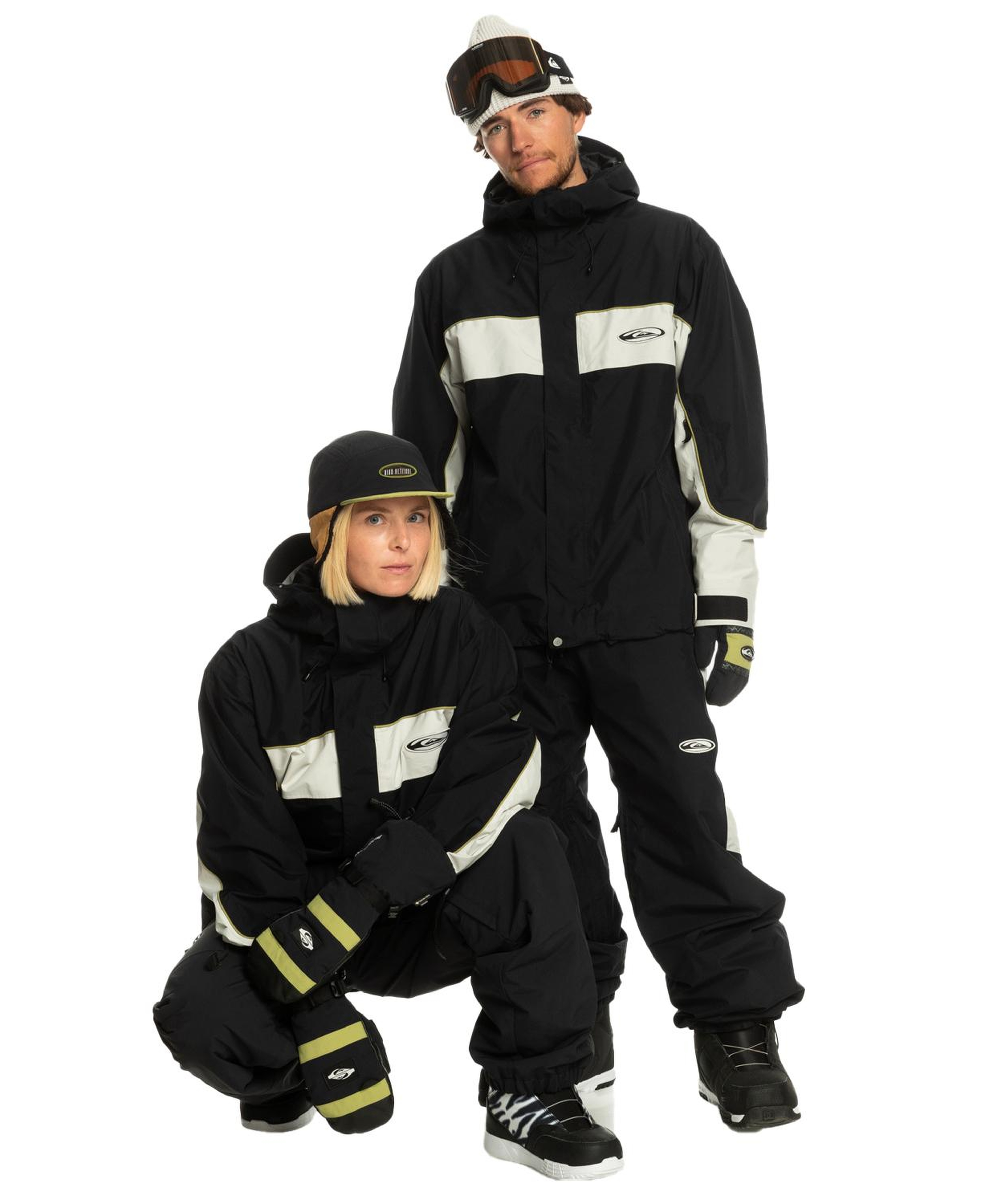 Quiksilver High Altitude Gore-Tex Unisex Siyah Snowboard Ceketi