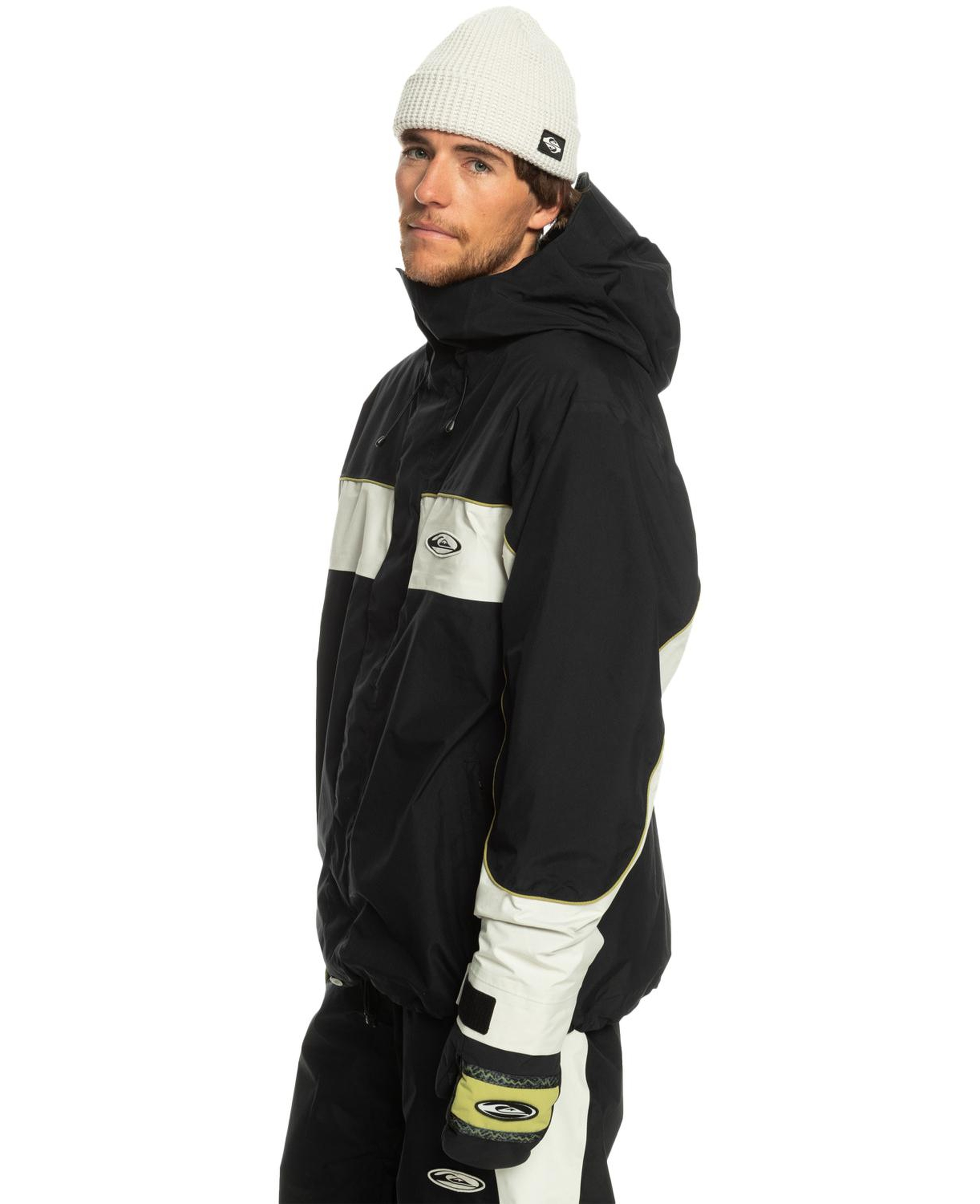 Quiksilver High Altitude Gore-Tex Unisex Siyah Snowboard Ceketi