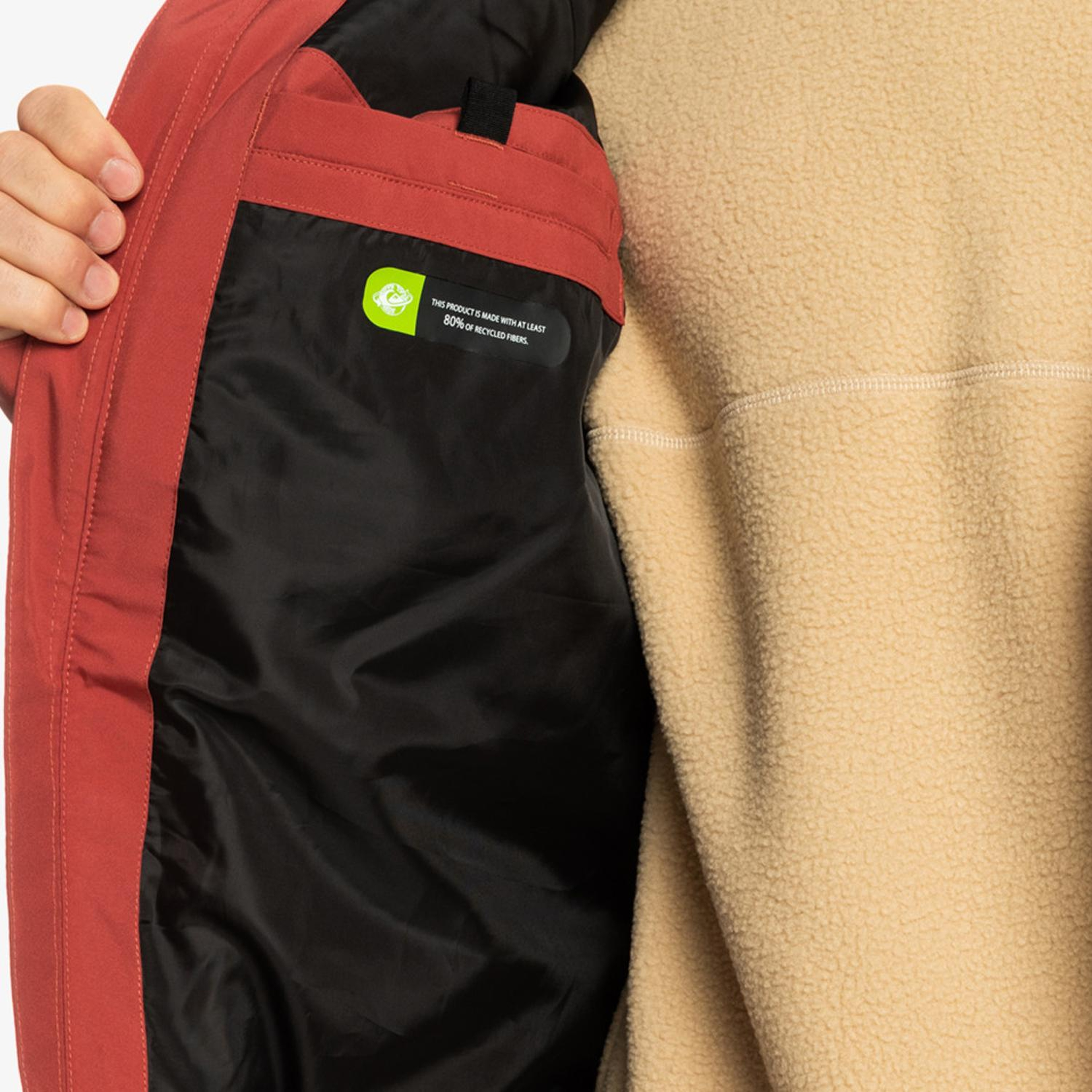 Quiksilver Radicalo Erkek Kırmızı Snowboard Ceketi