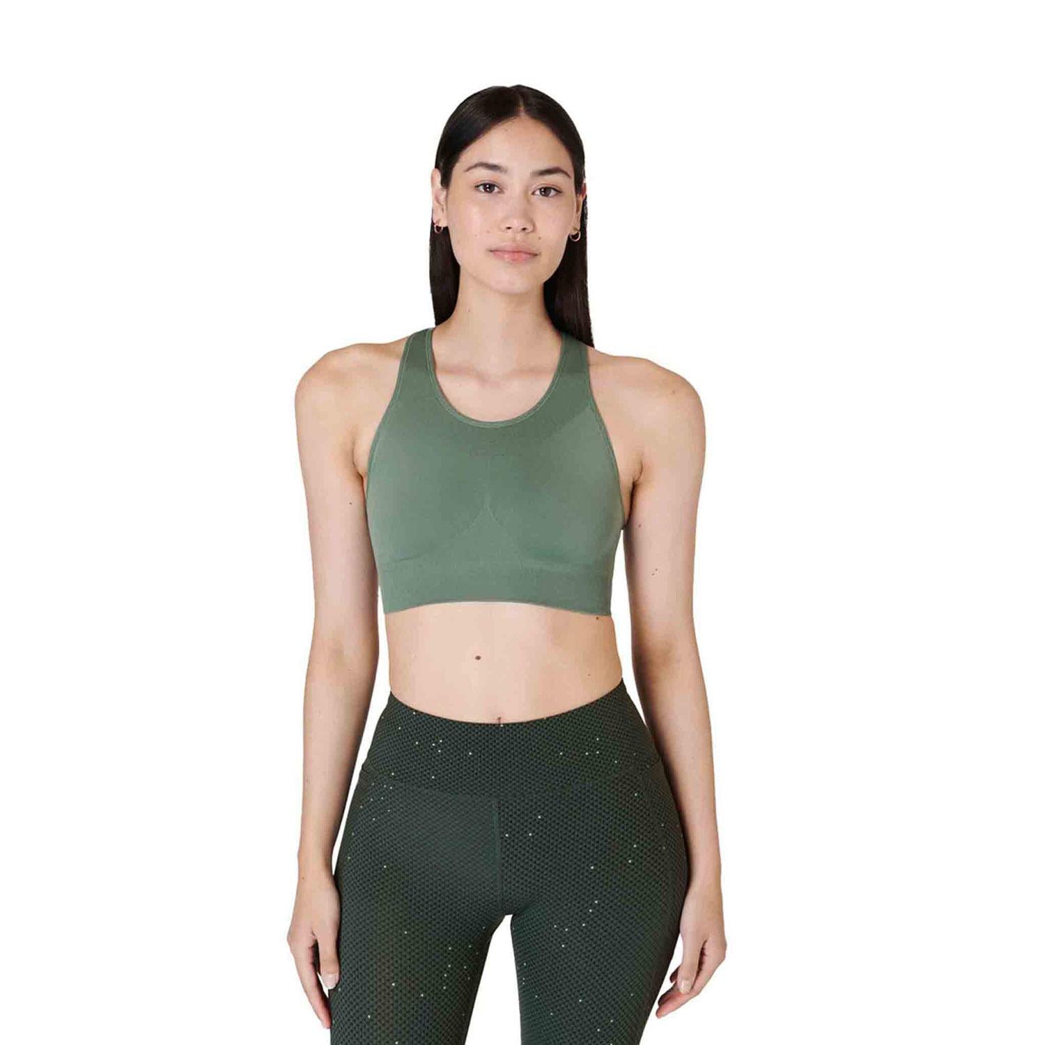 Sweaty Betty Stamina Workout Bra Kadın Yeşil Fitness Bra