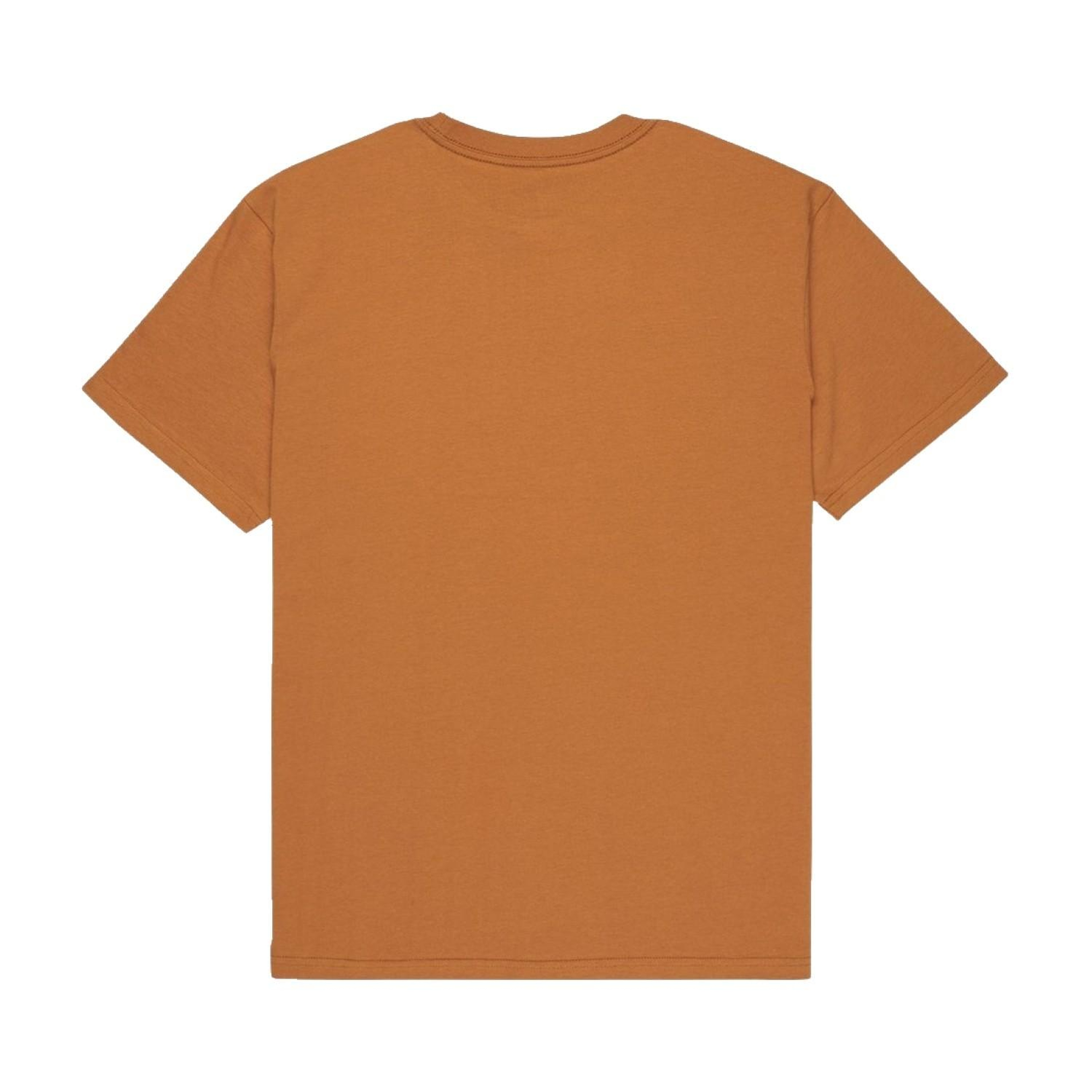 Quiksilver Ev Comp Logo Erkek Kahverengi Tişört