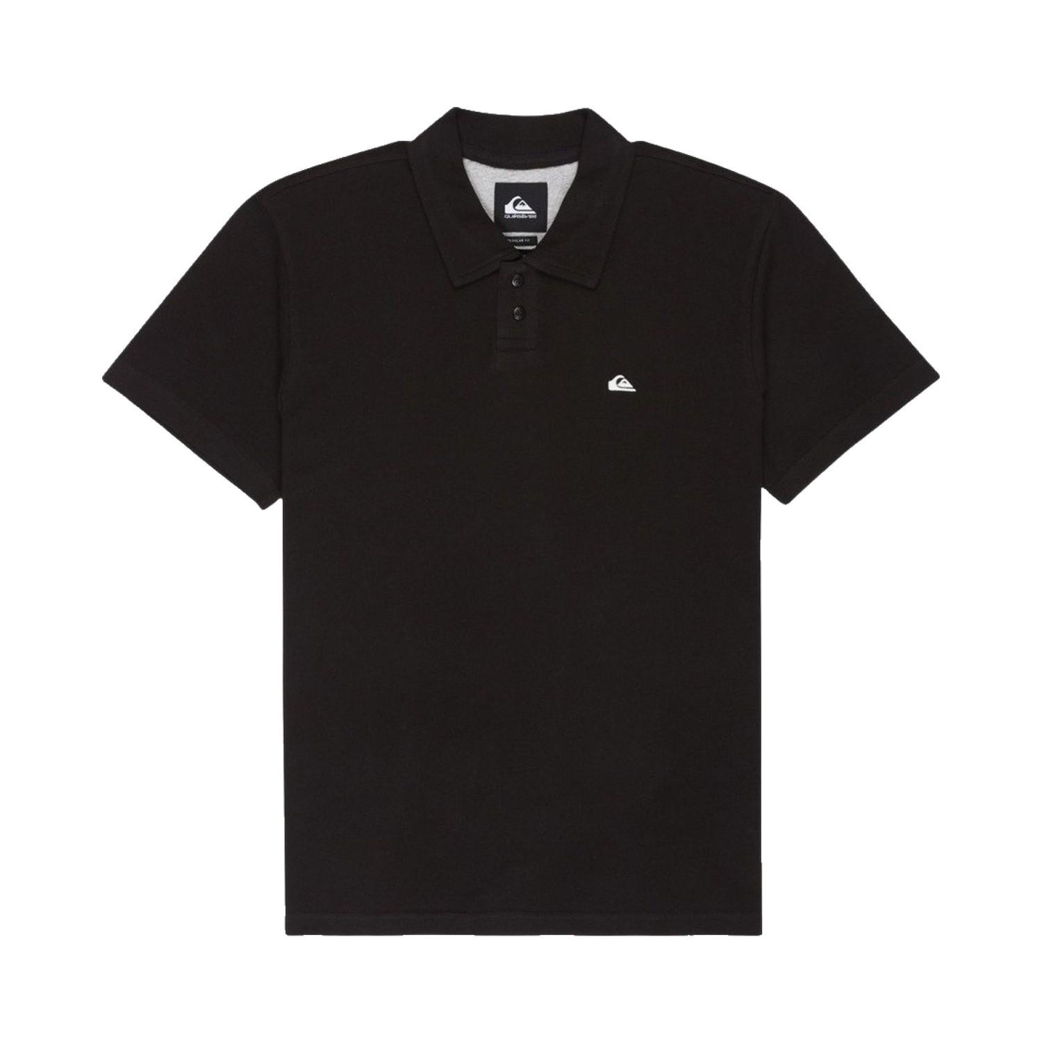Quiksilver Mw Pique Erkek Siyah Tişört