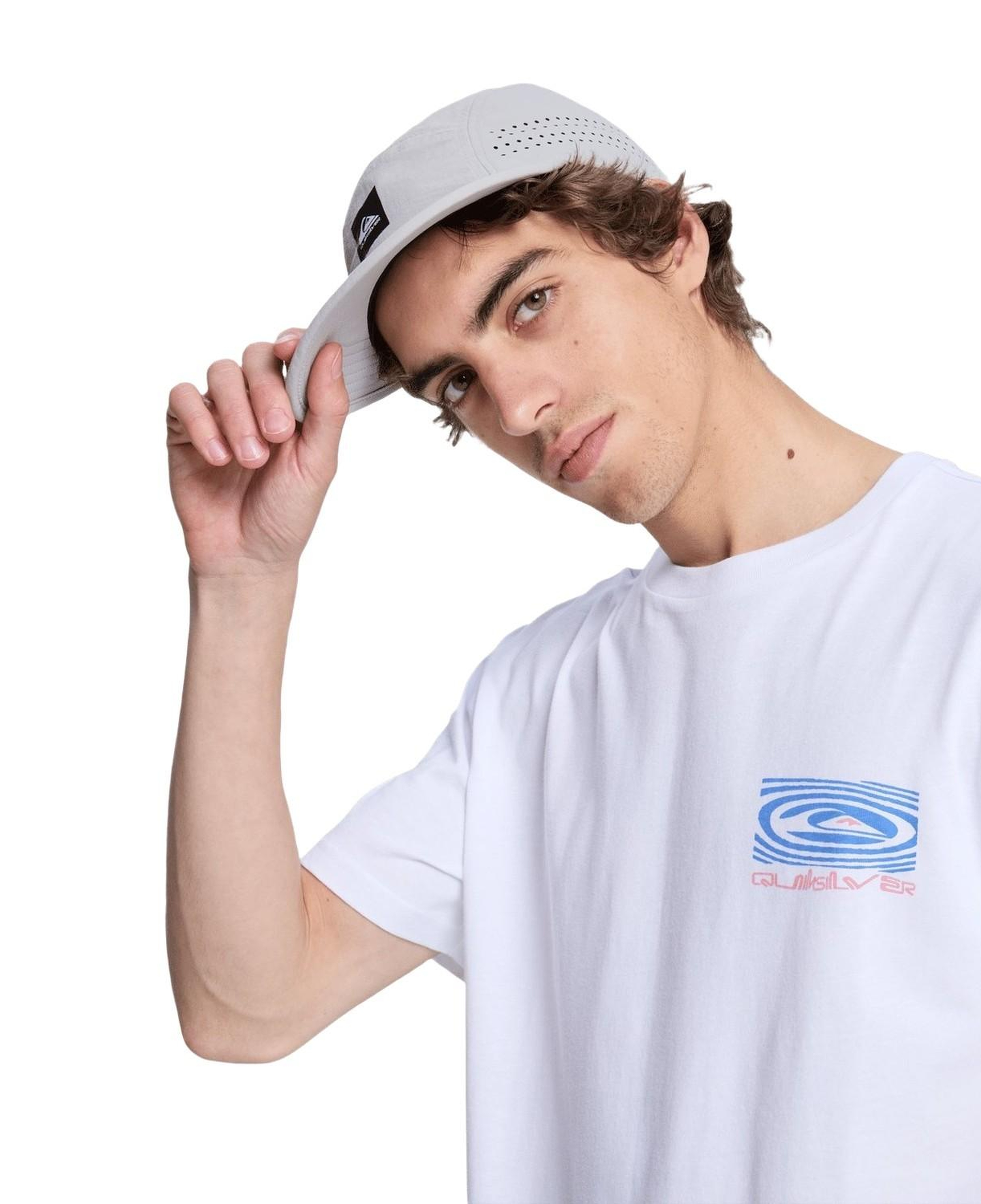Quiksilver Ripples Erkek Beyaz Tişört