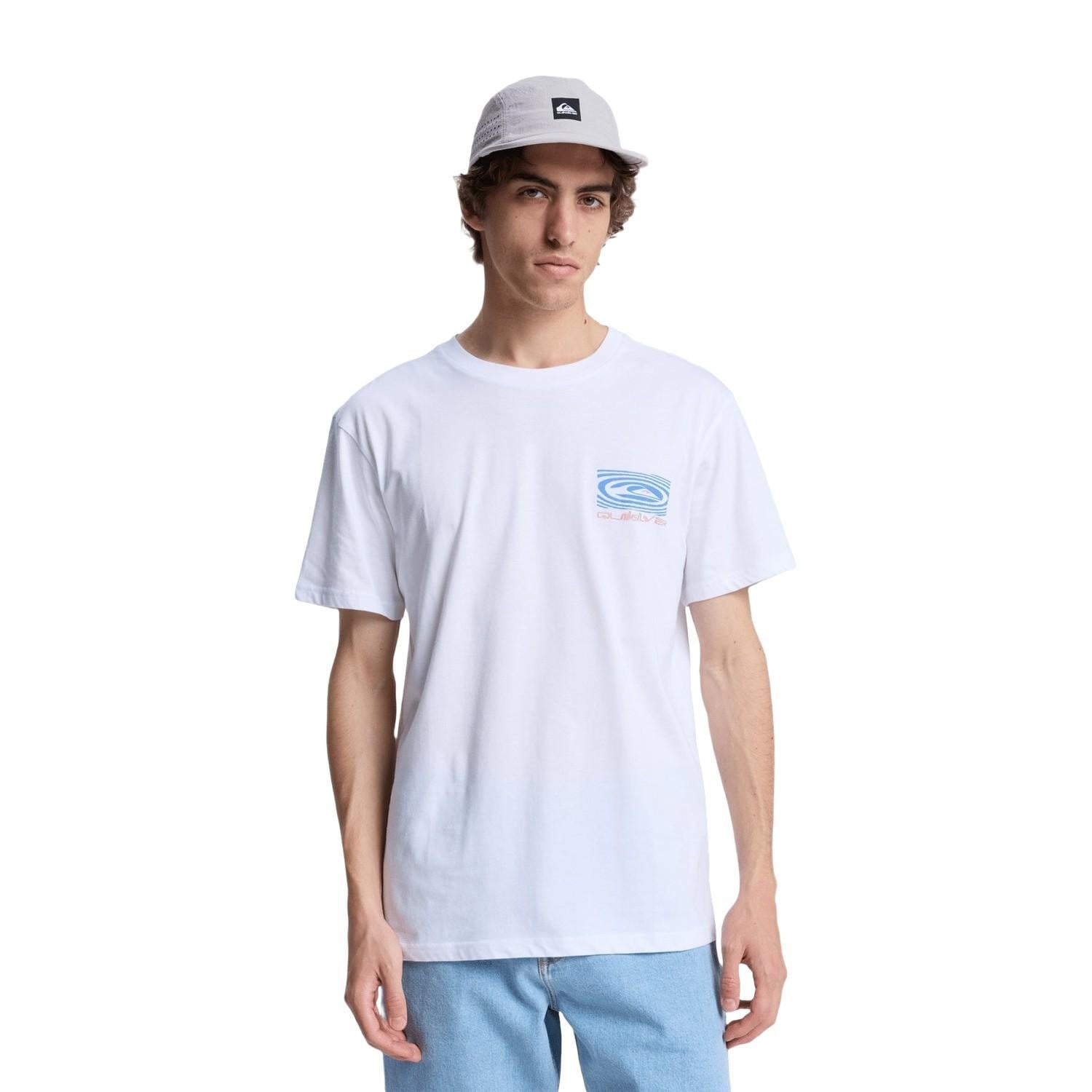 Quiksilver Ripples Erkek Beyaz Tişört