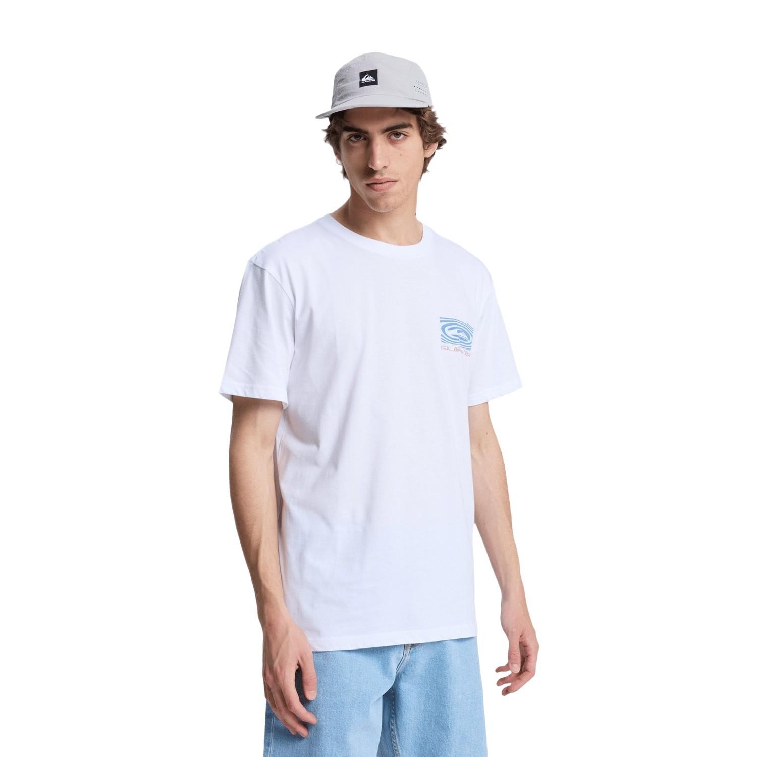 Quiksilver Ripples Erkek Beyaz Tişört