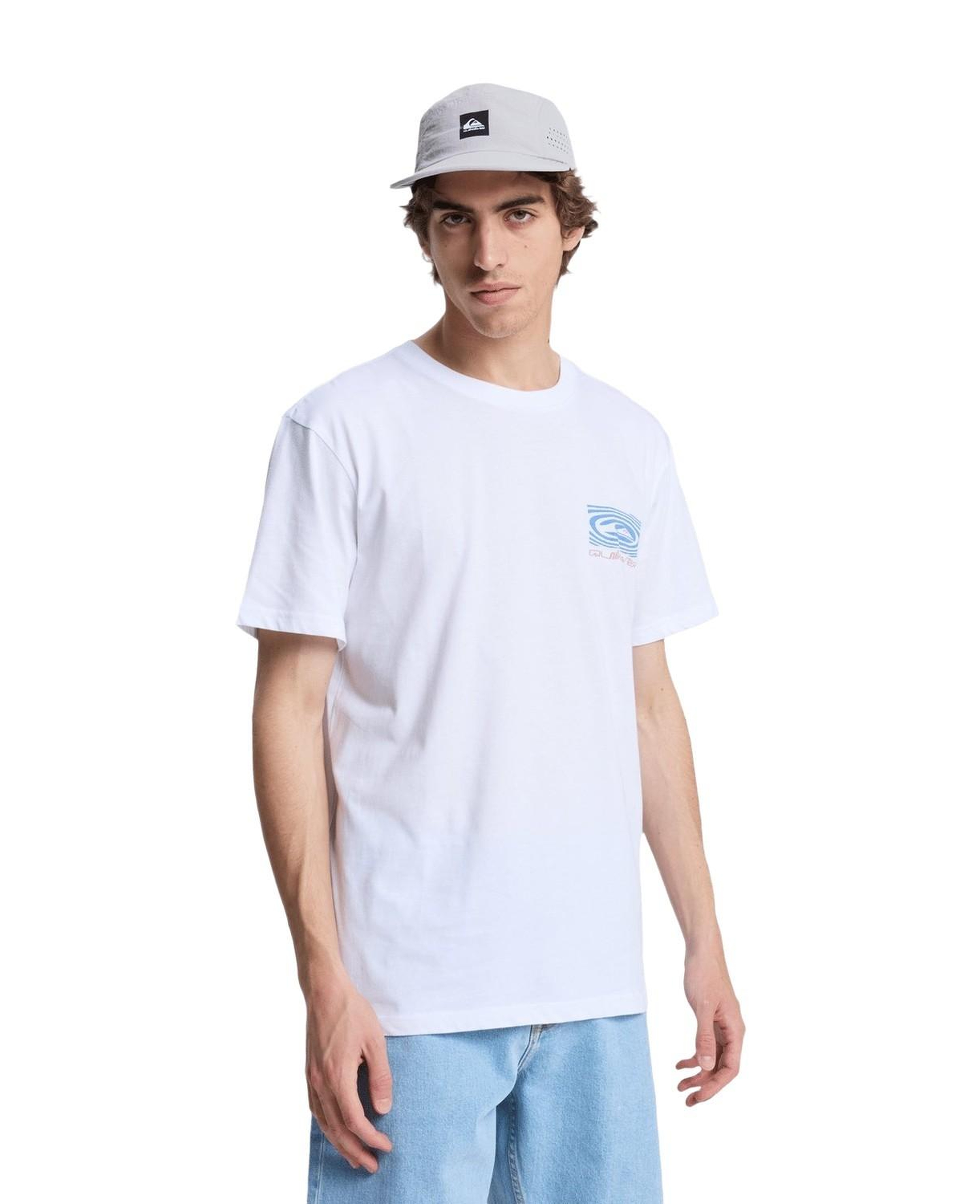 Quiksilver Ripples Erkek Beyaz Tişört
