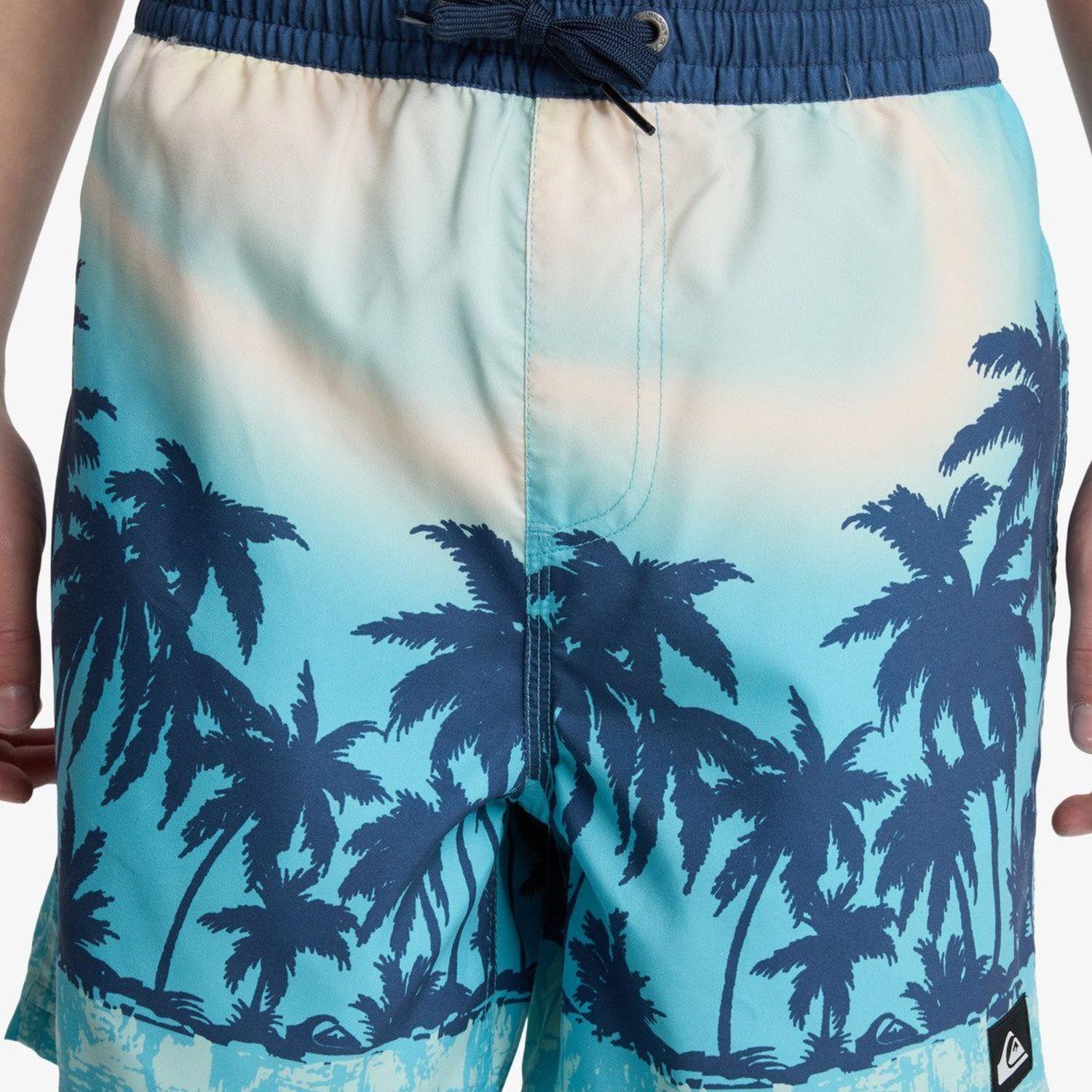 Quiksilver Evd Printed Erkek Çocuk Mavi Volley Short