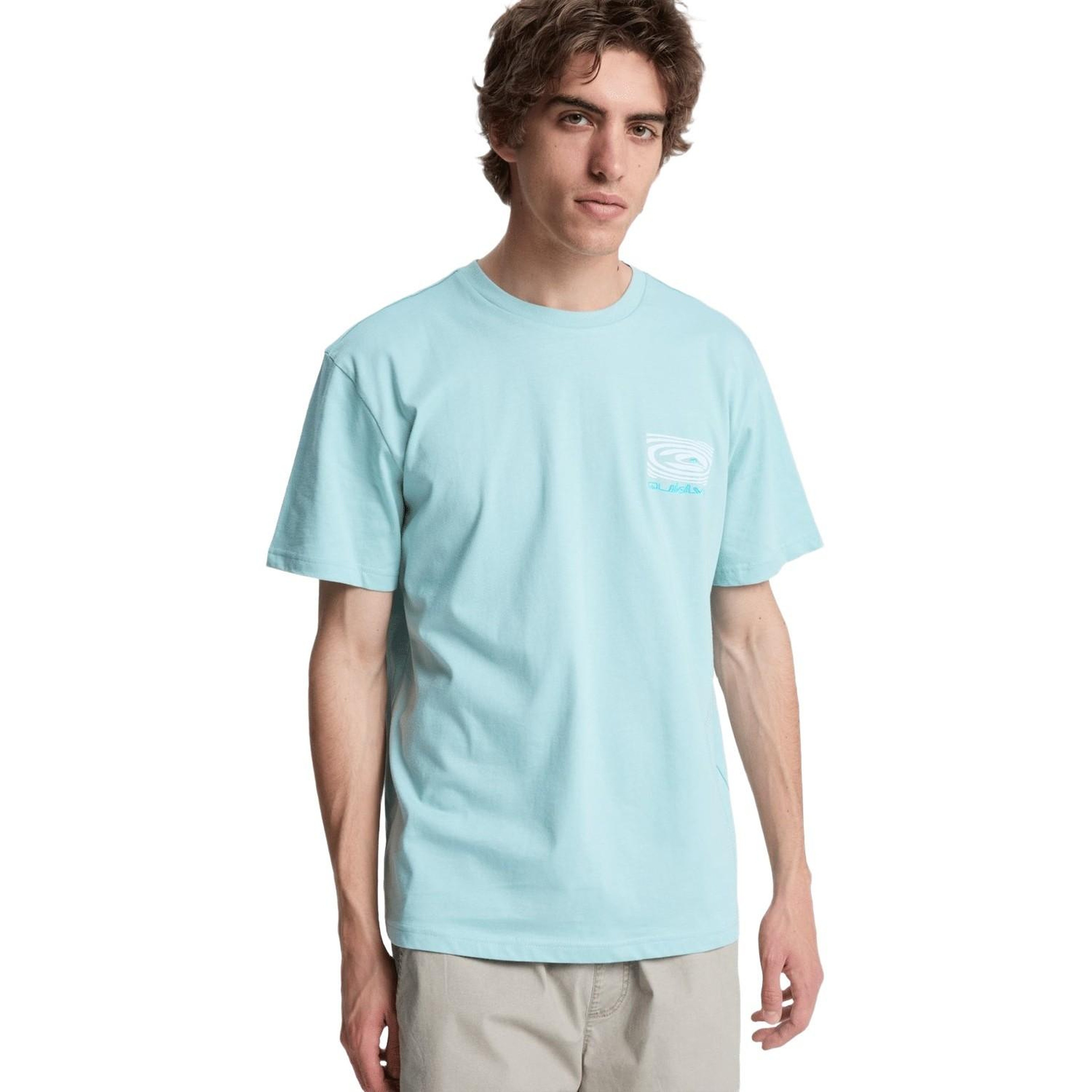 Quiksilver Ripples Erkek Mavi Tişört