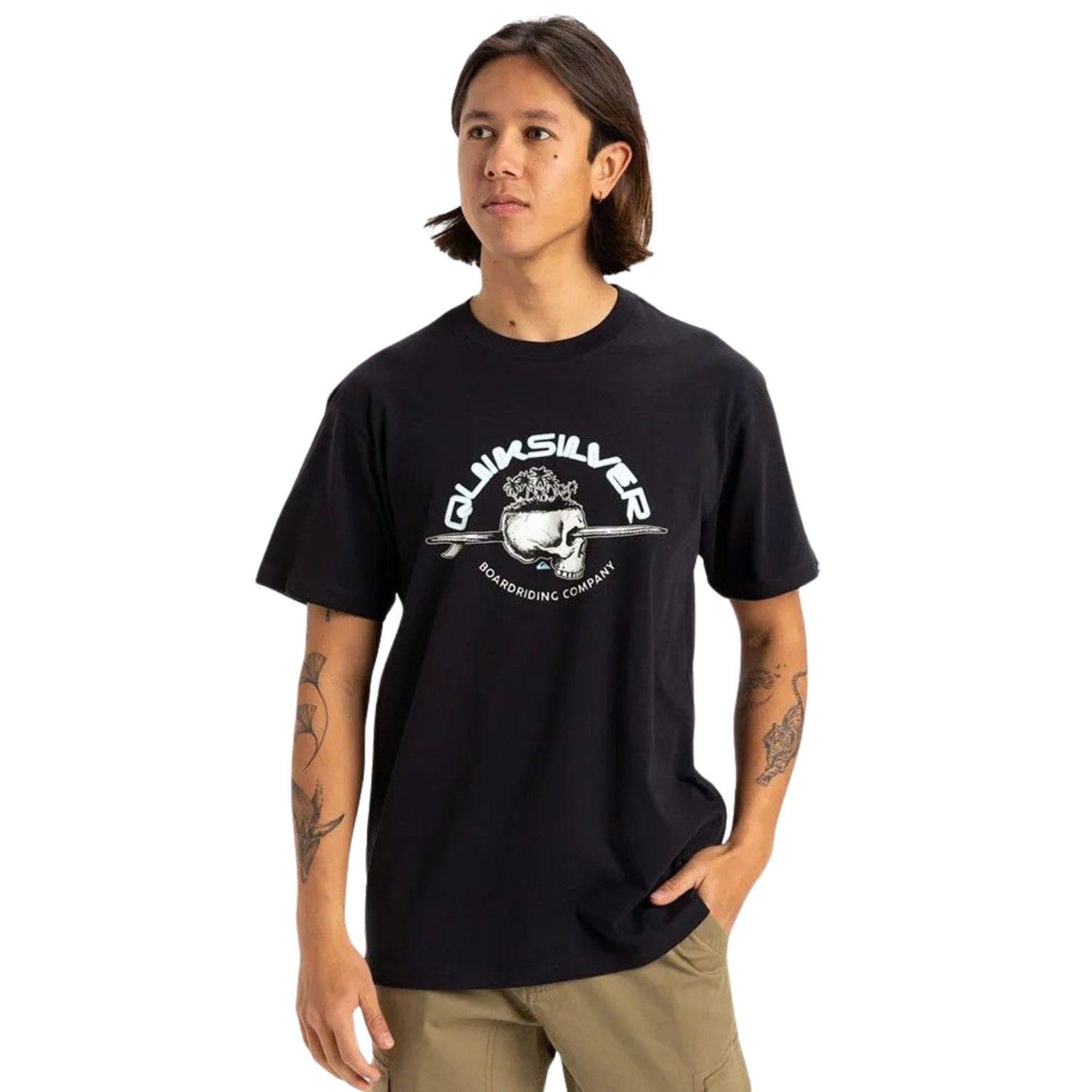 Quiksilver Skull Lines Erkek Tişört