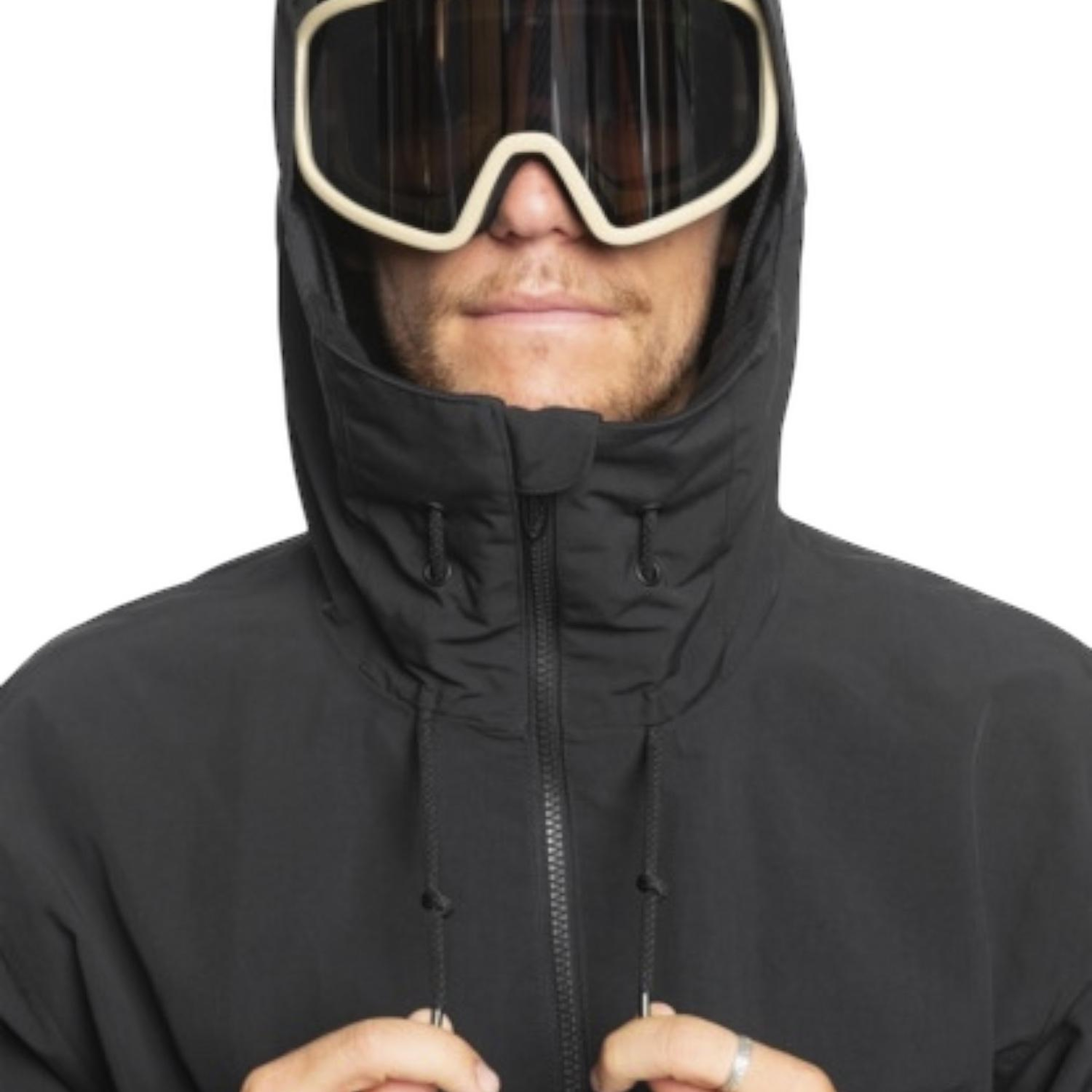 Quiksilver Steeze Erkek Siyah Snowboard Ceketi