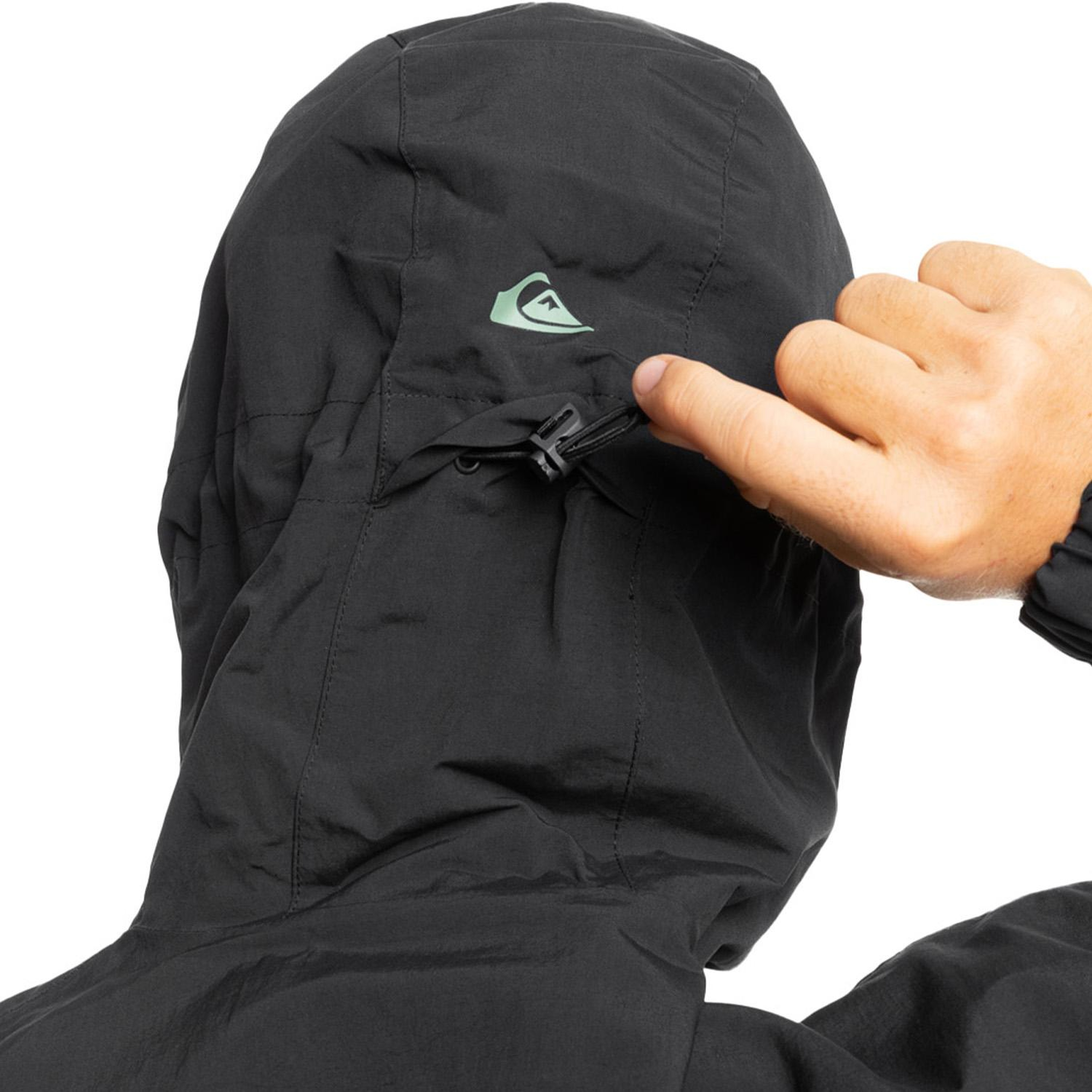 Quiksilver Steeze Erkek Siyah Snowboard Ceketi