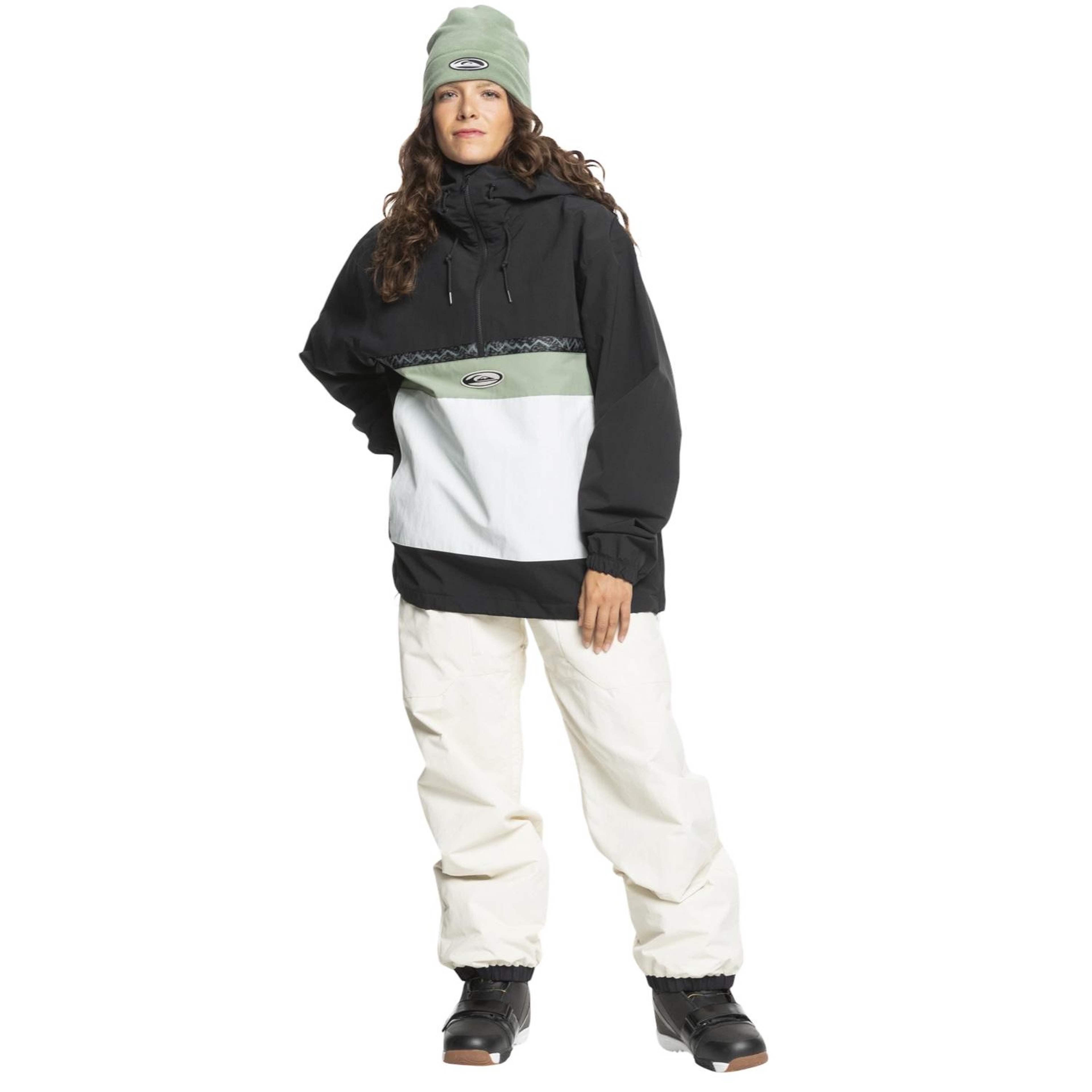 Quiksilver Steeze Erkek Siyah Snowboard Ceketi