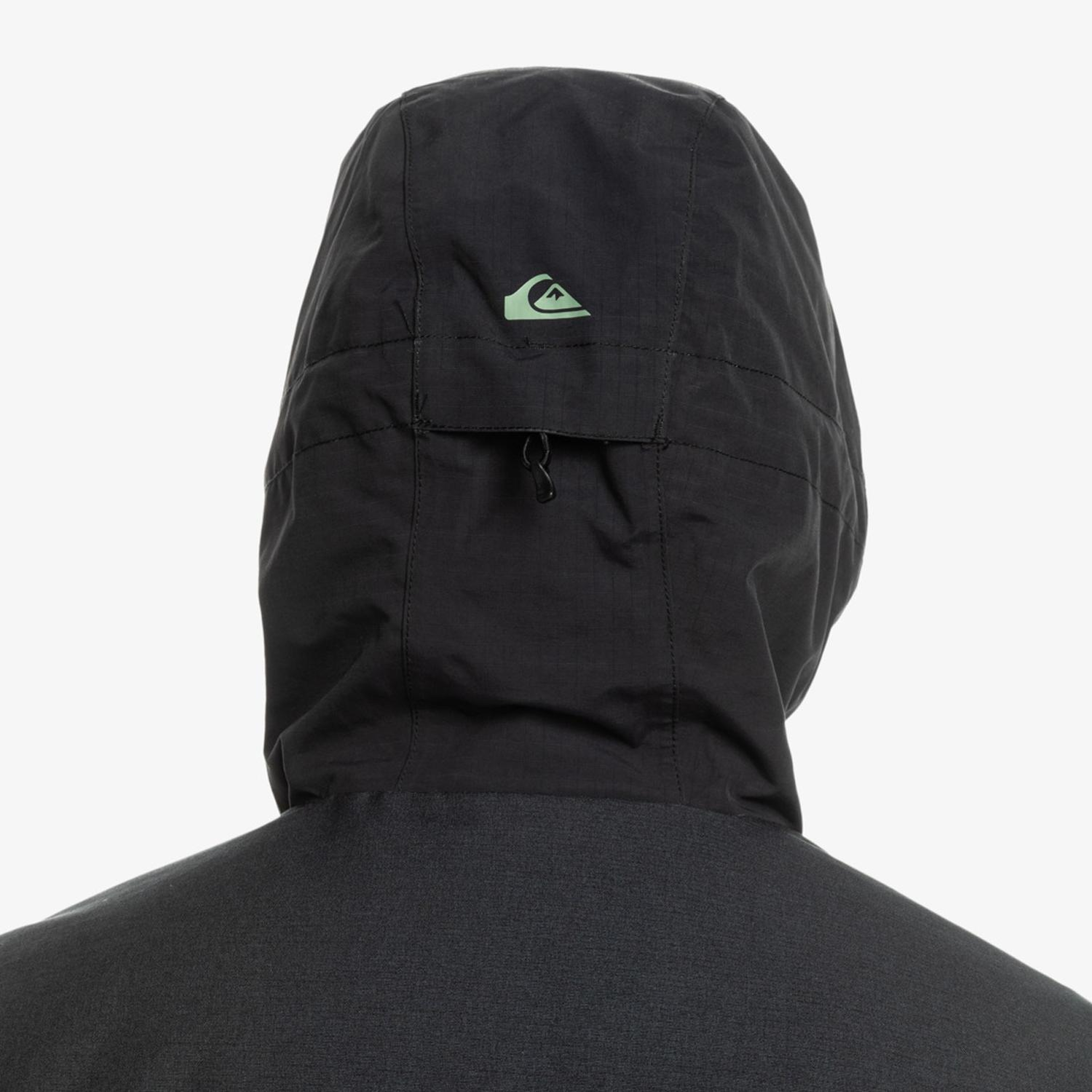 Quiksilver Fairbanks Erkek Siyah Snowboard Ceketi