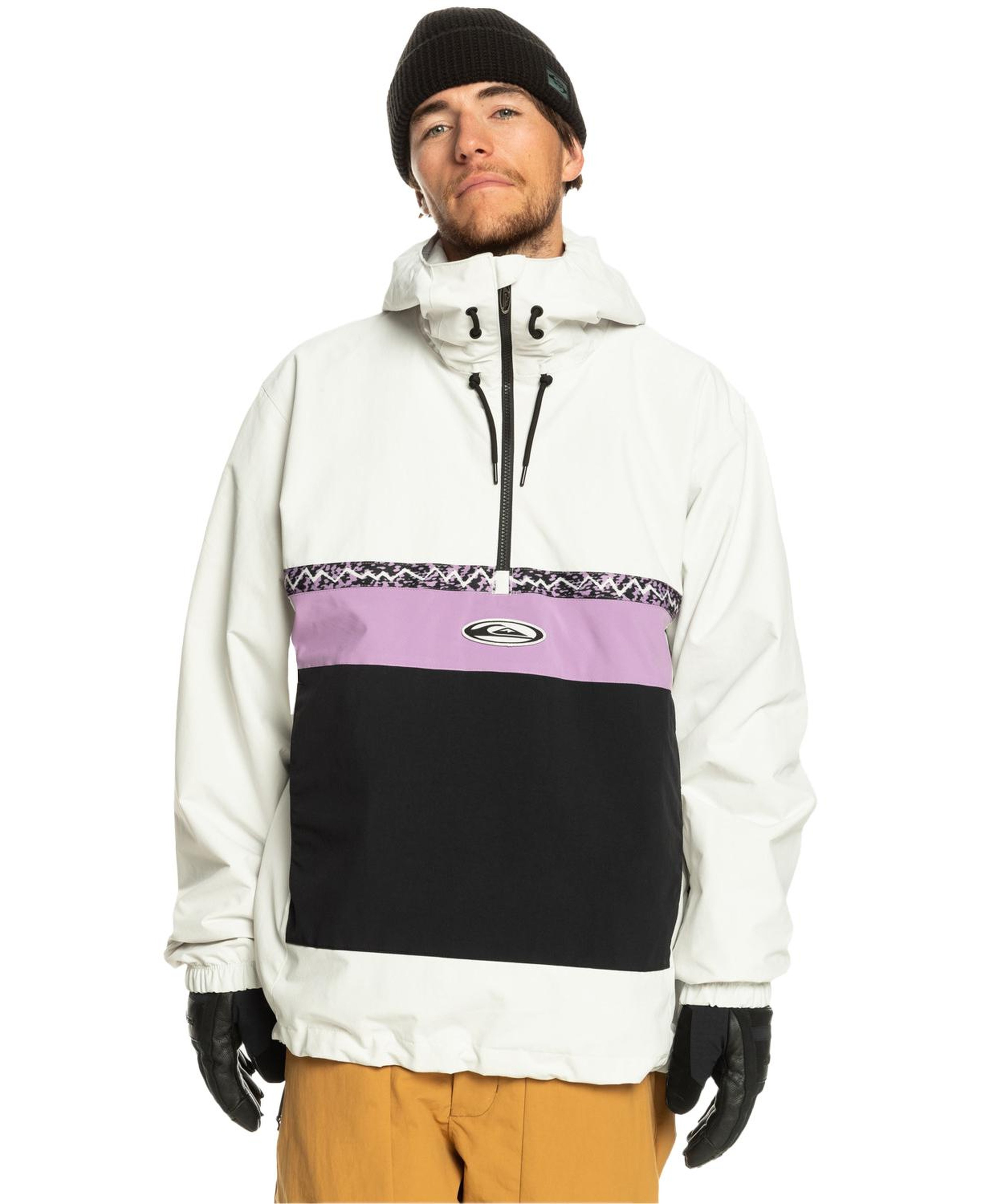Quiksilver Steeze Unisex Gri Snowboard Ceketi