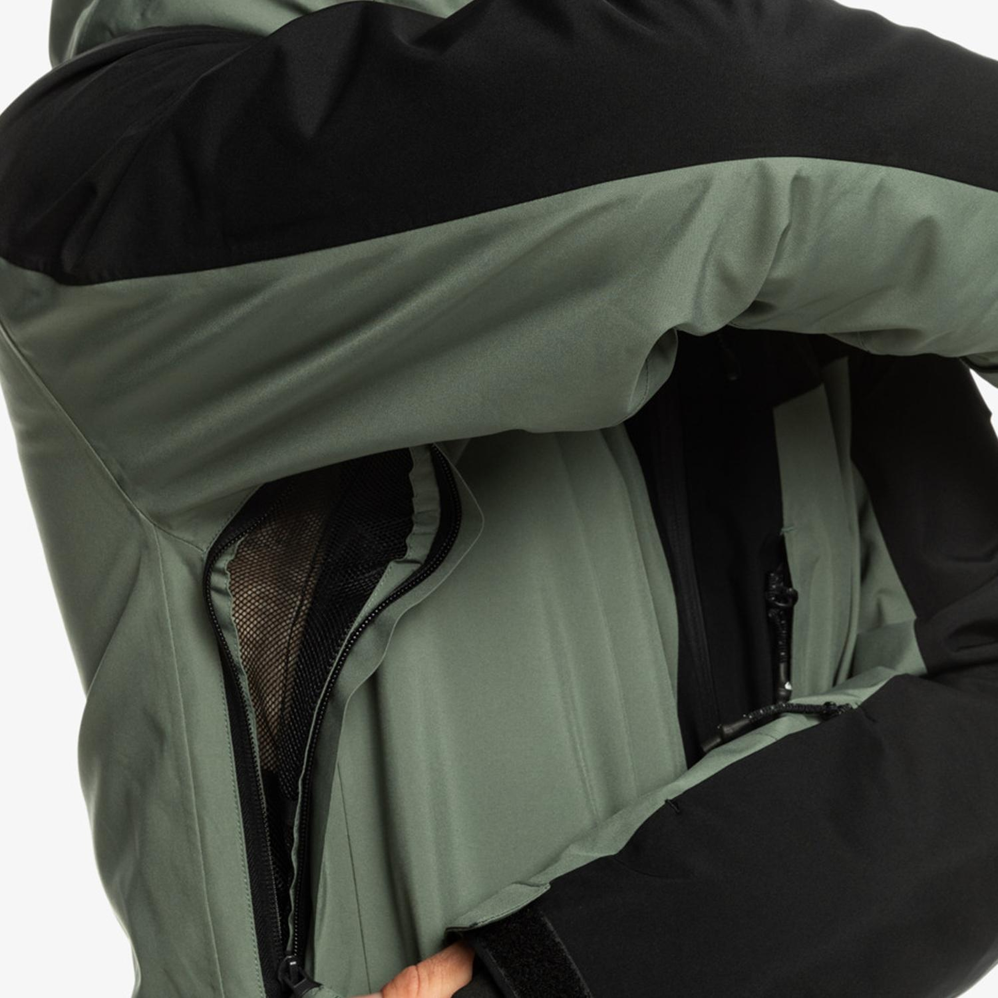 Quiksilver Muldrow Erkek Siyah Snowboard Ceketi
