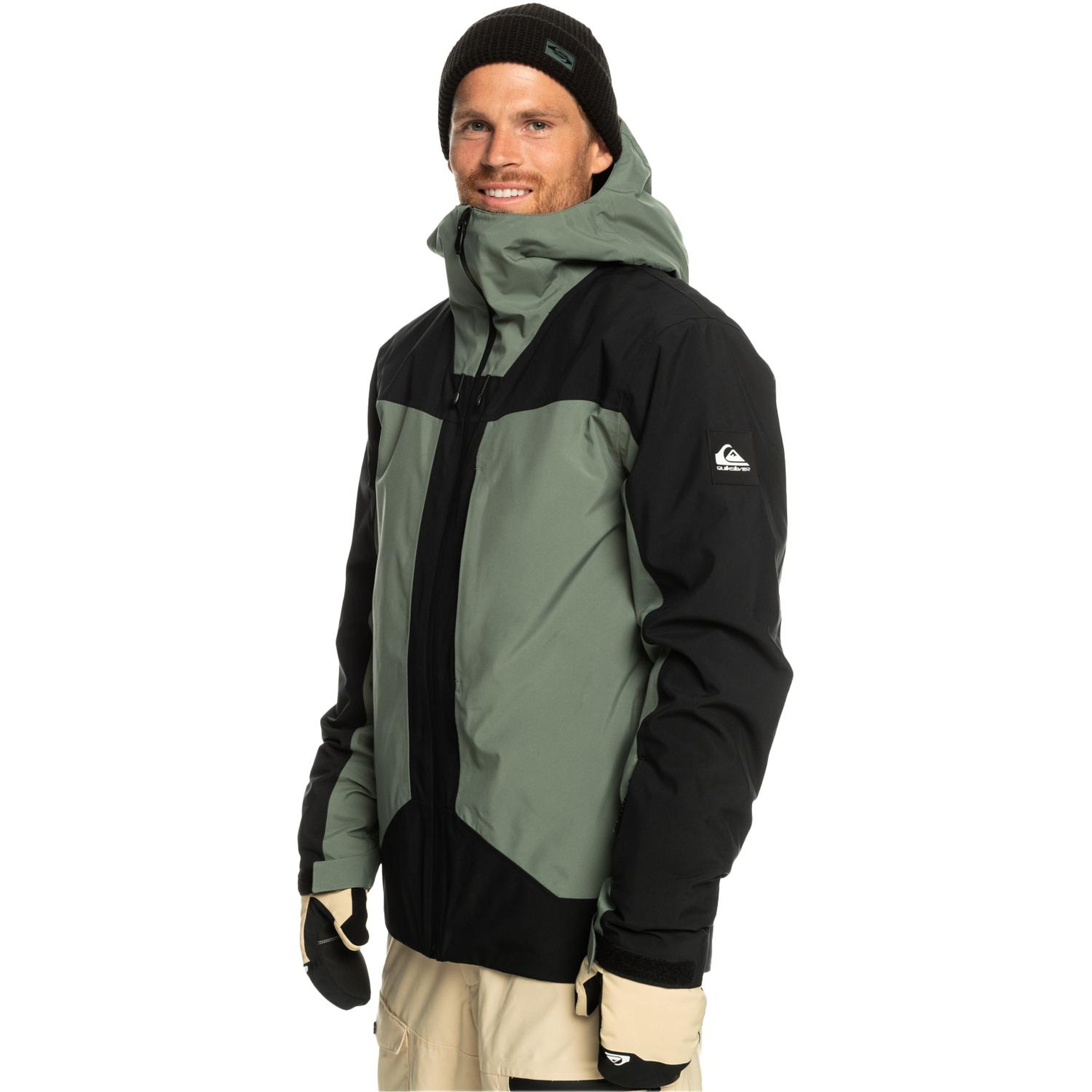 Quiksilver Muldrow Erkek Siyah Snowboard Ceketi