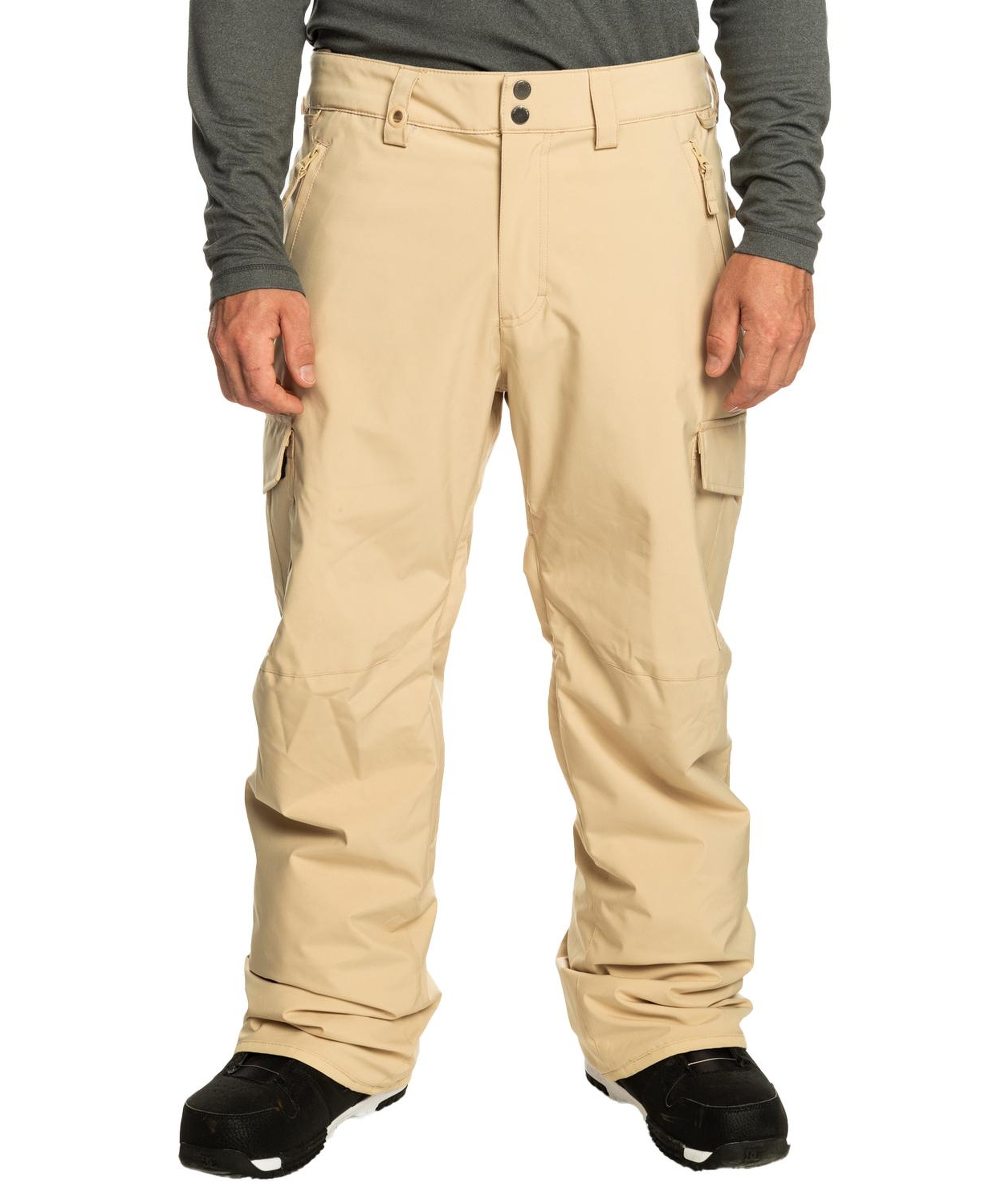 Quiksilver Porter Pt Erkek Bej Snowboard Pantolonu