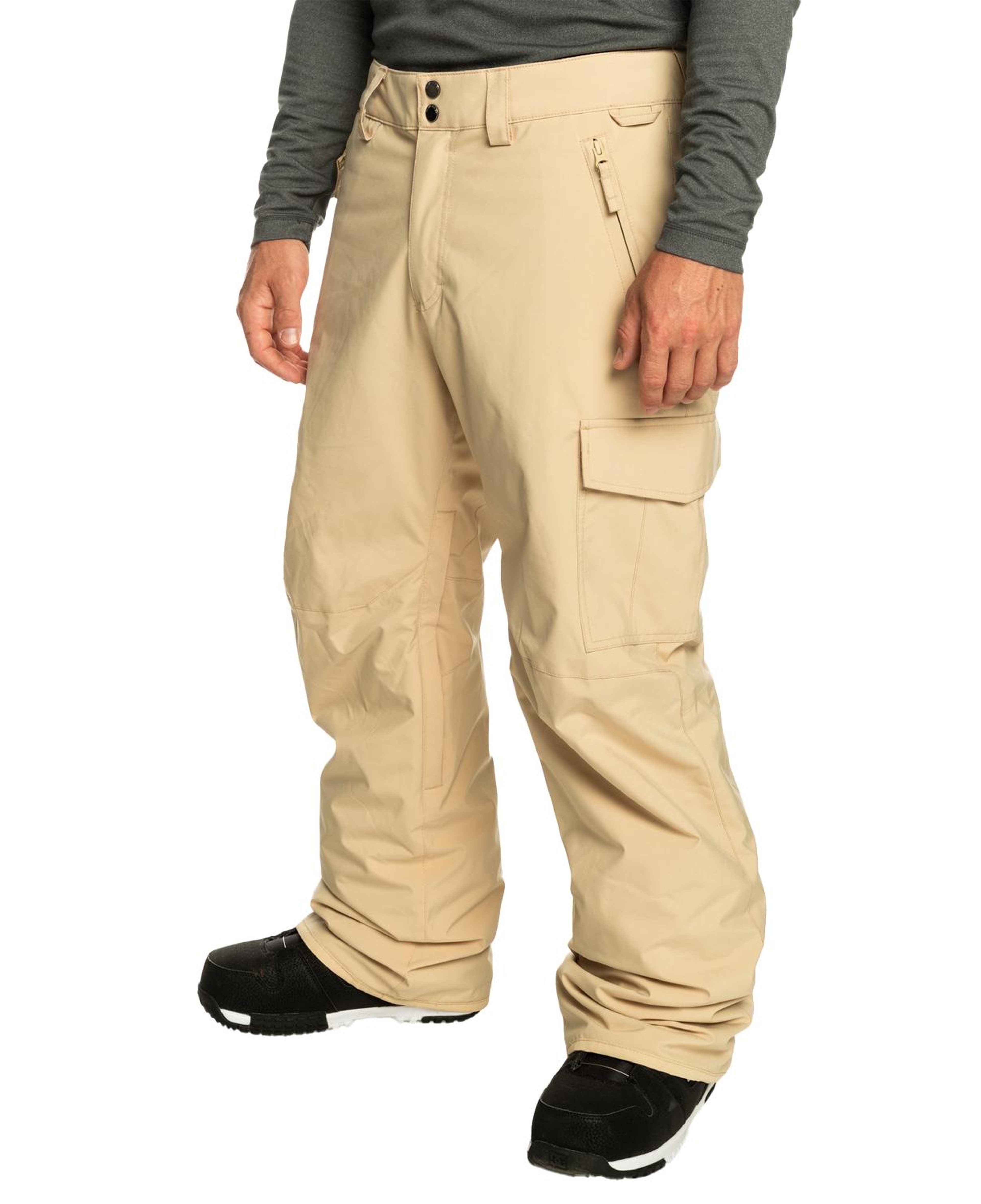 Quiksilver Porter Pt Erkek Bej Snowboard Pantolonu