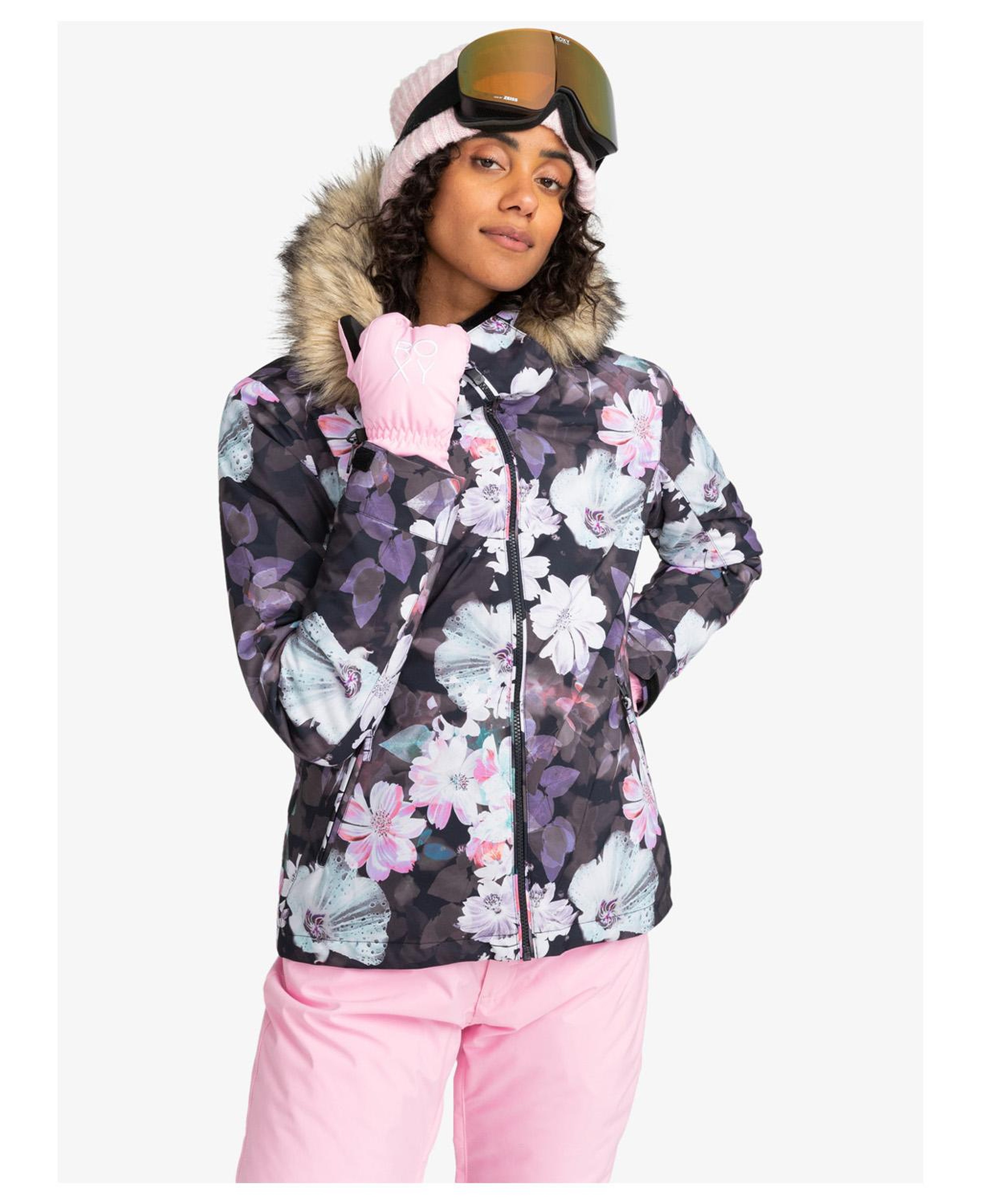 Roxy Jet Ski Kadın Siyah Snowboard Ceketi