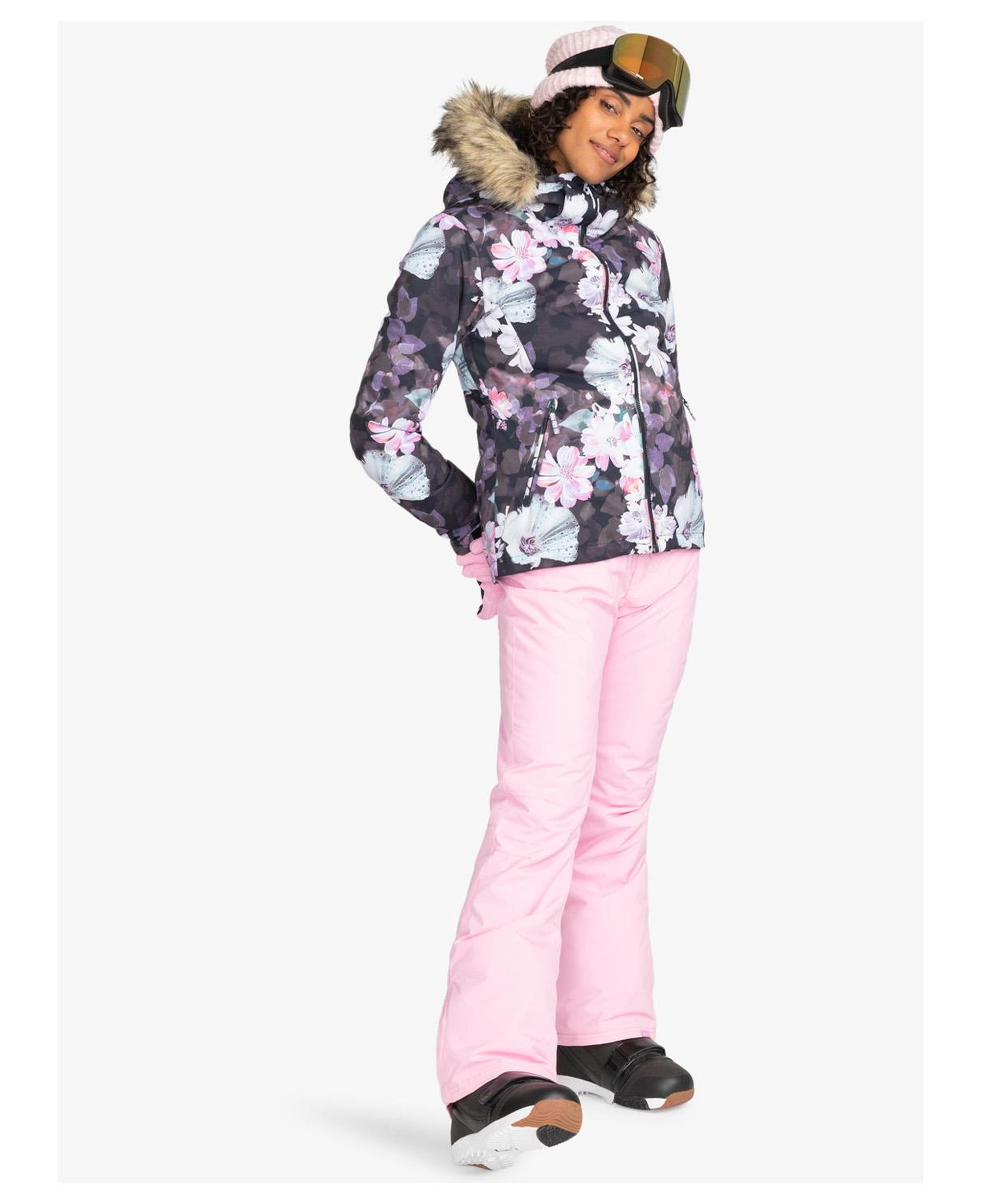 Roxy Jet Ski Kadın Siyah Snowboard Ceketi