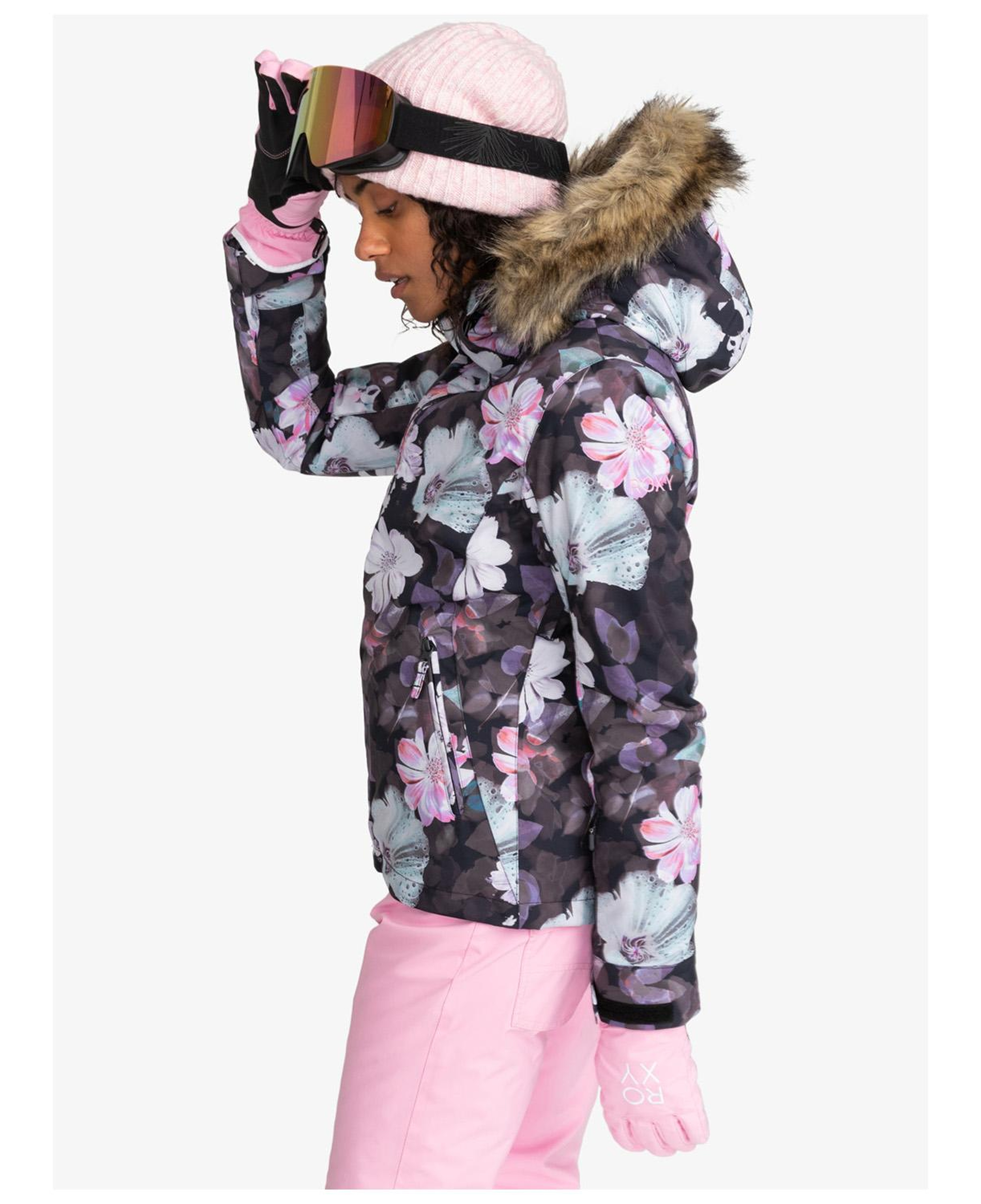 Roxy Jet Ski Kadın Siyah Snowboard Ceketi