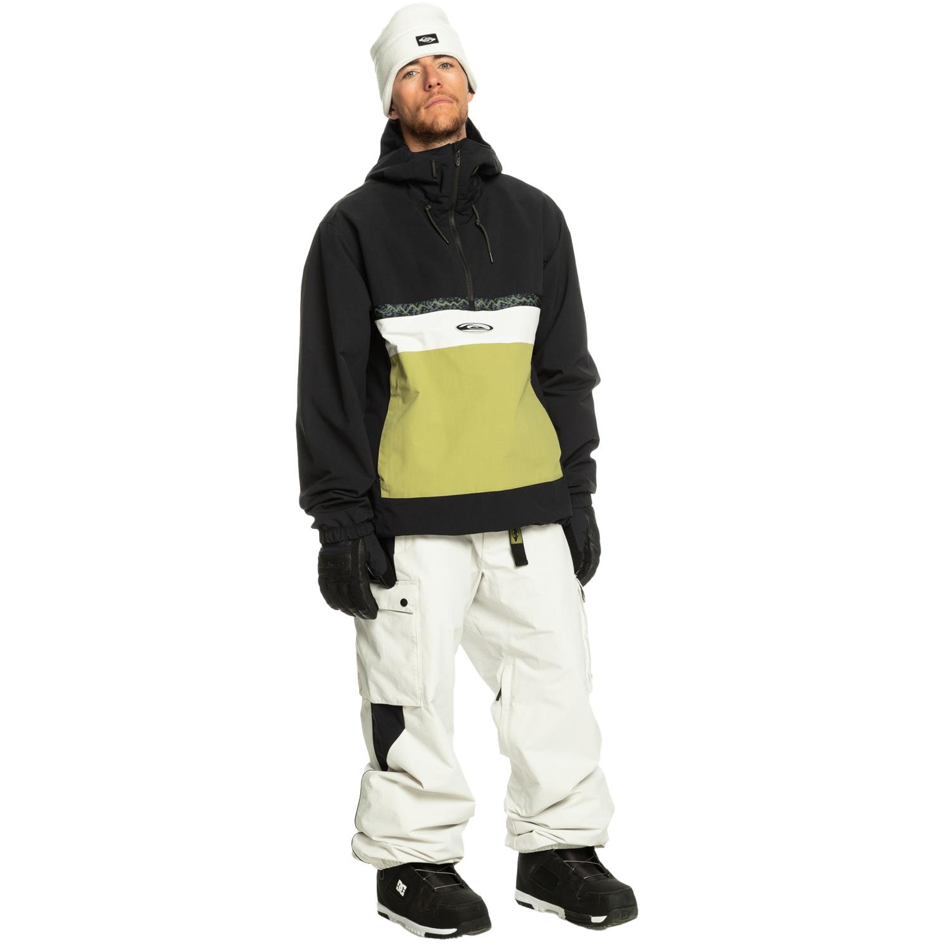 Quiksilver Steeze Unisex Siyah Snowboard Ceketi