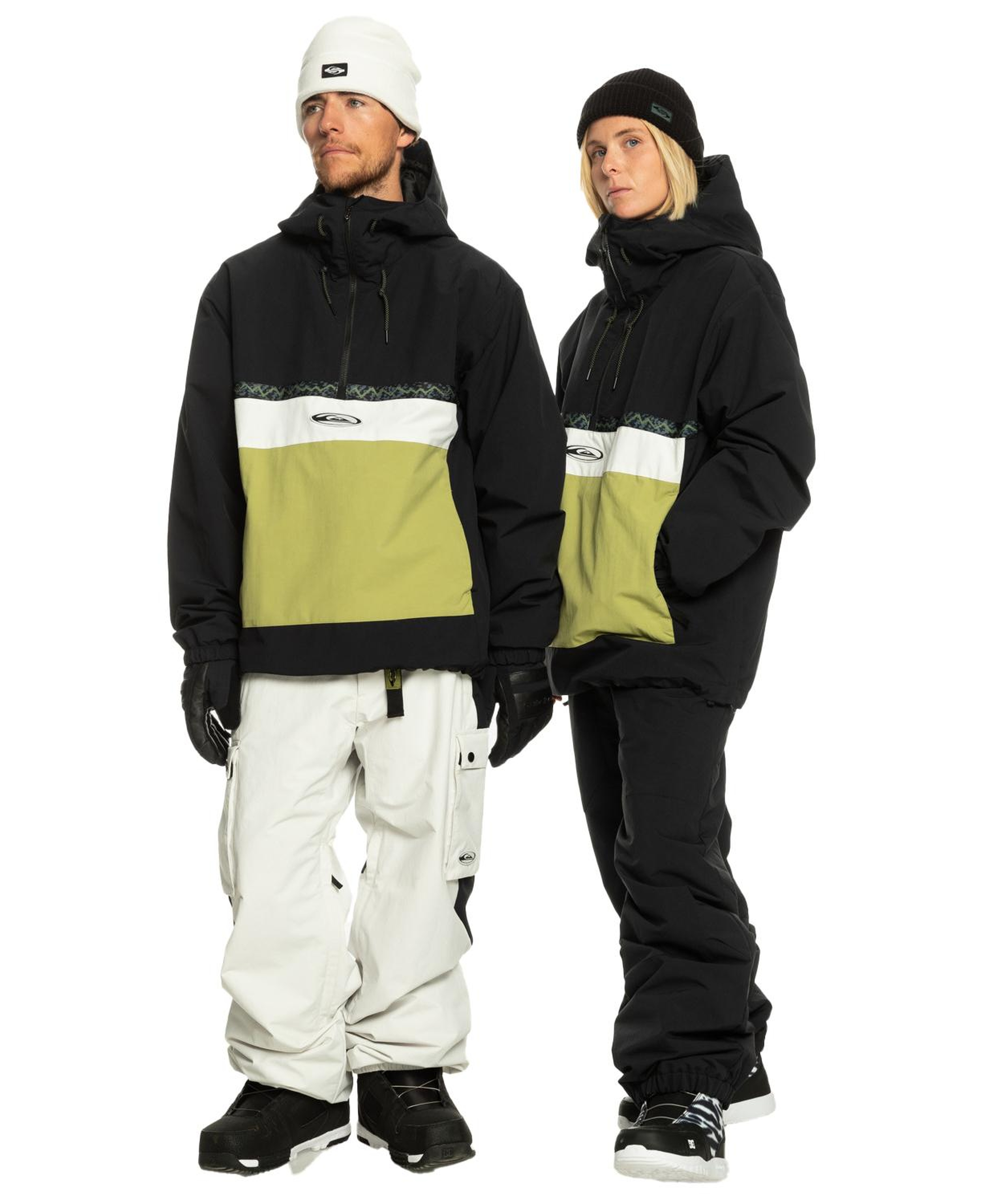 Quiksilver Steeze Unisex Siyah Snowboard Ceketi