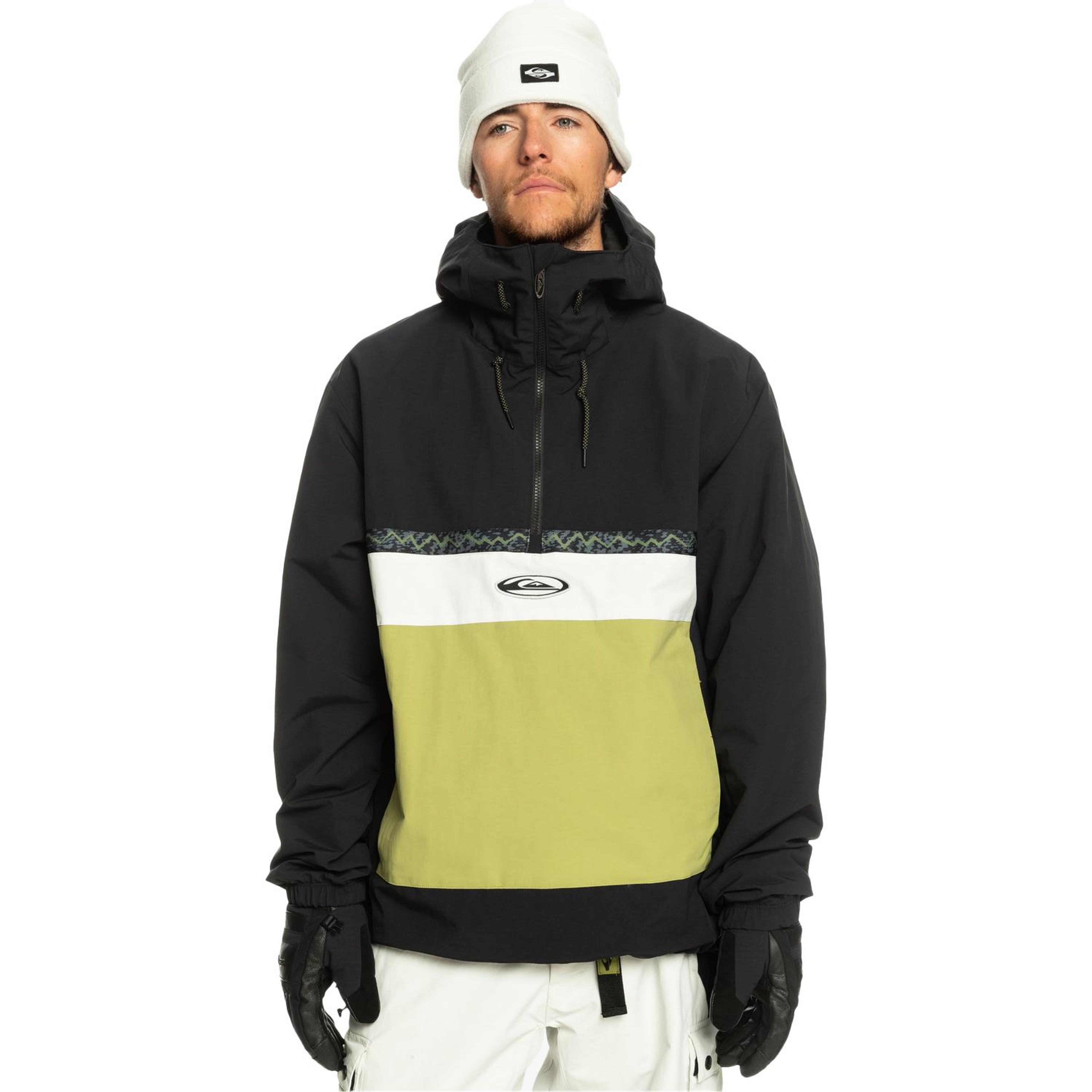 Quiksilver Steeze Unisex Siyah Snowboard Ceketi
