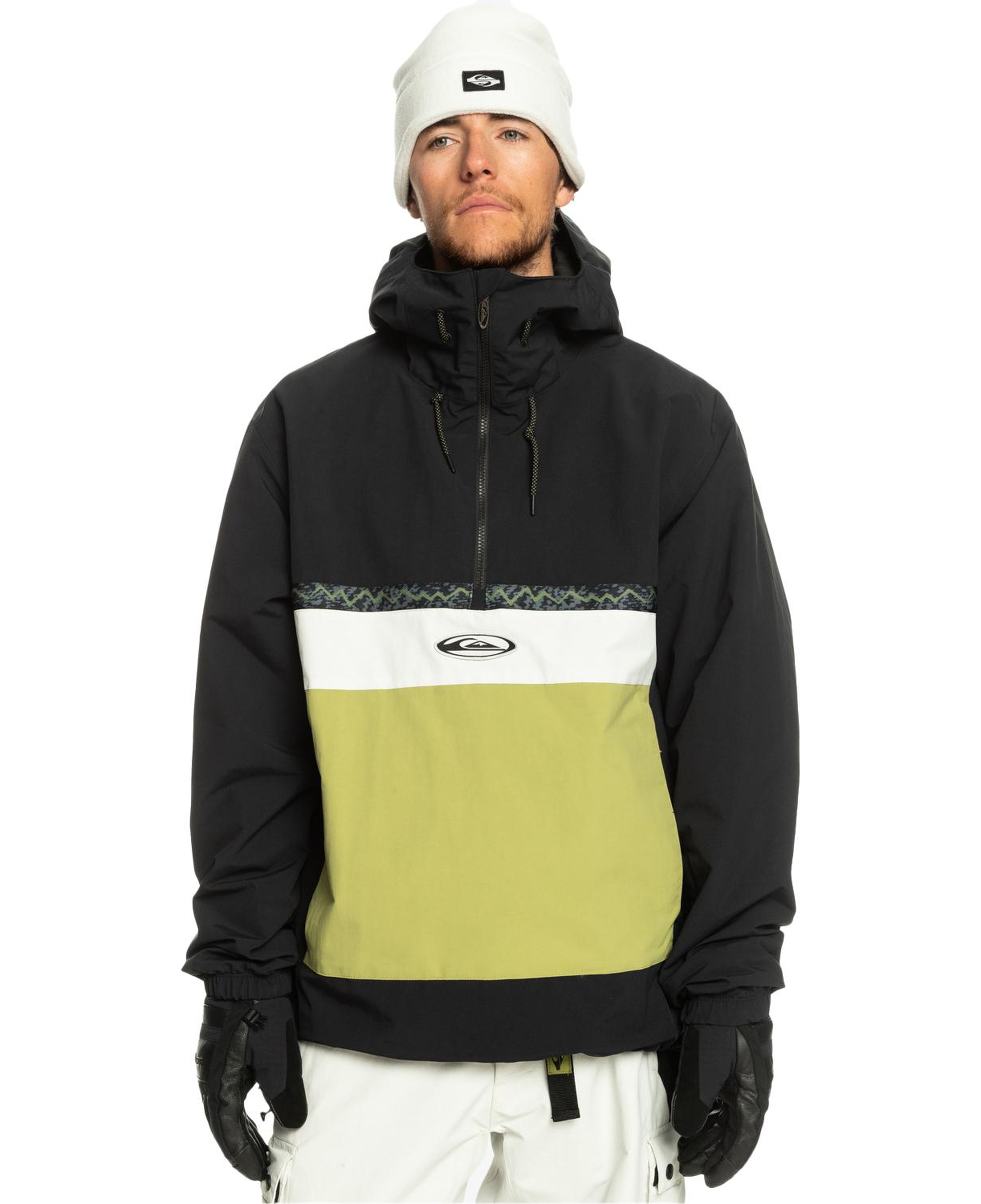 Quiksilver Steeze Unisex Siyah Snowboard Ceketi