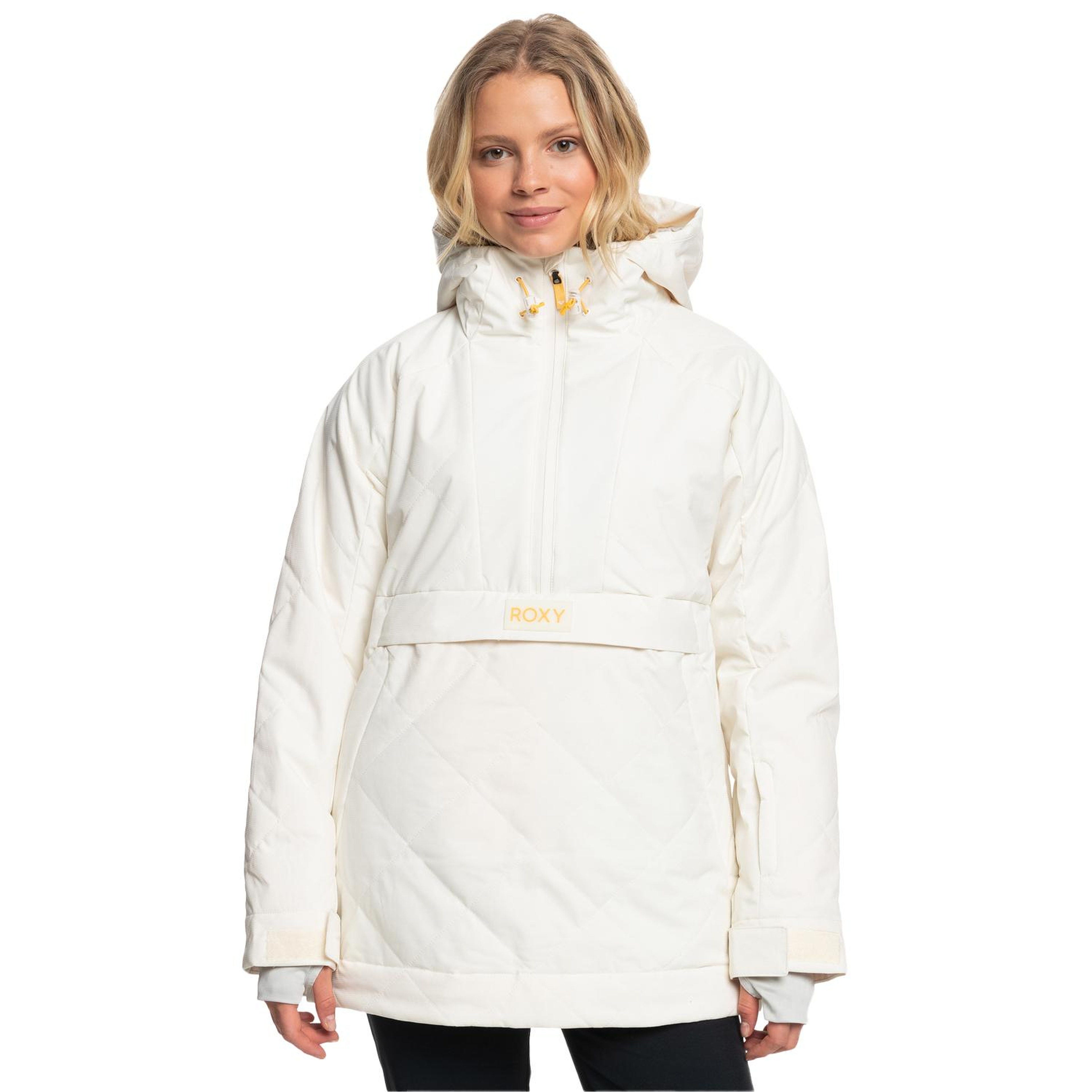 Roxy Radiant Lines Overhead Kadın Beyaz Snowboard Ceketi