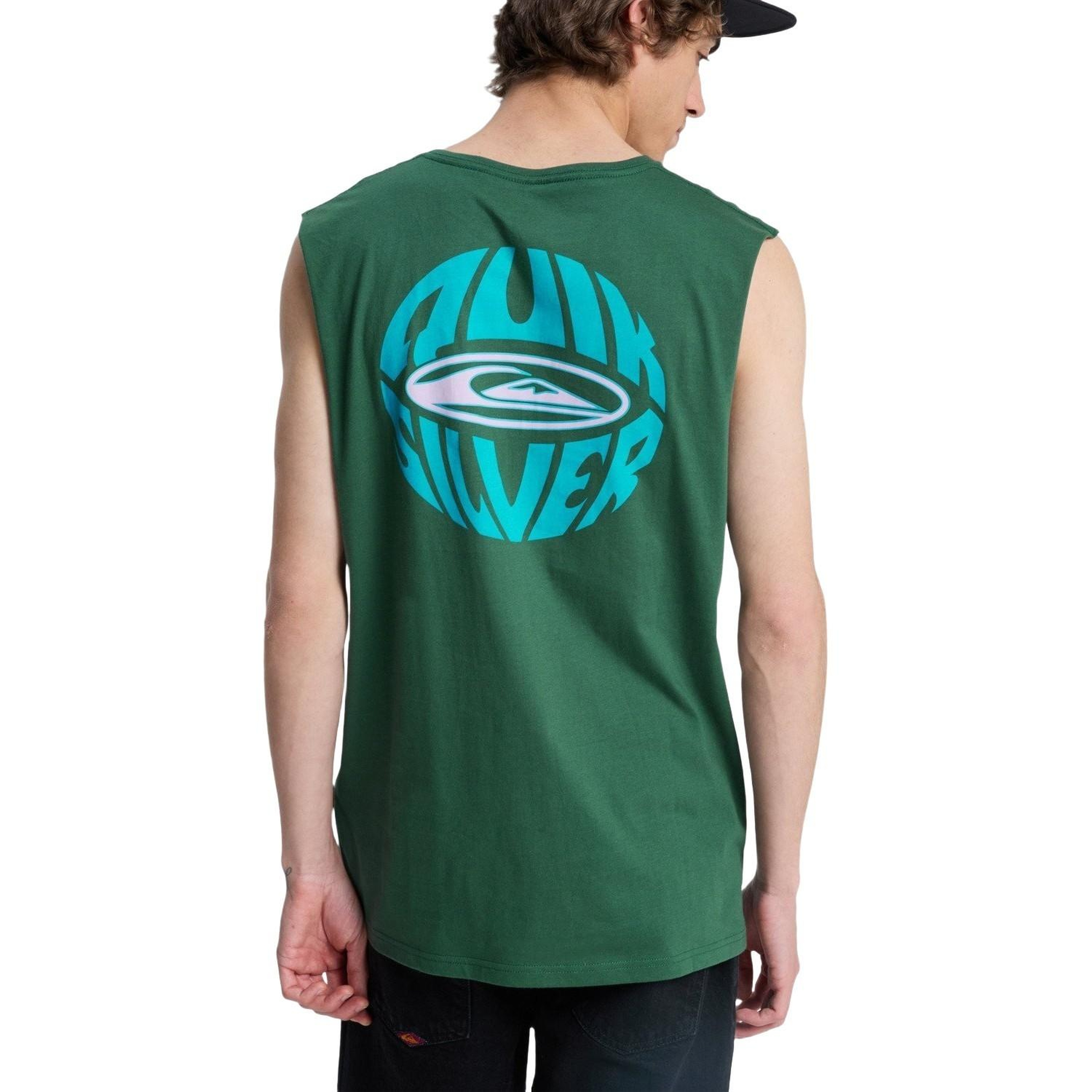 Quiksilver Ev Quikglobe Mu Erkek Yeşil Tişört