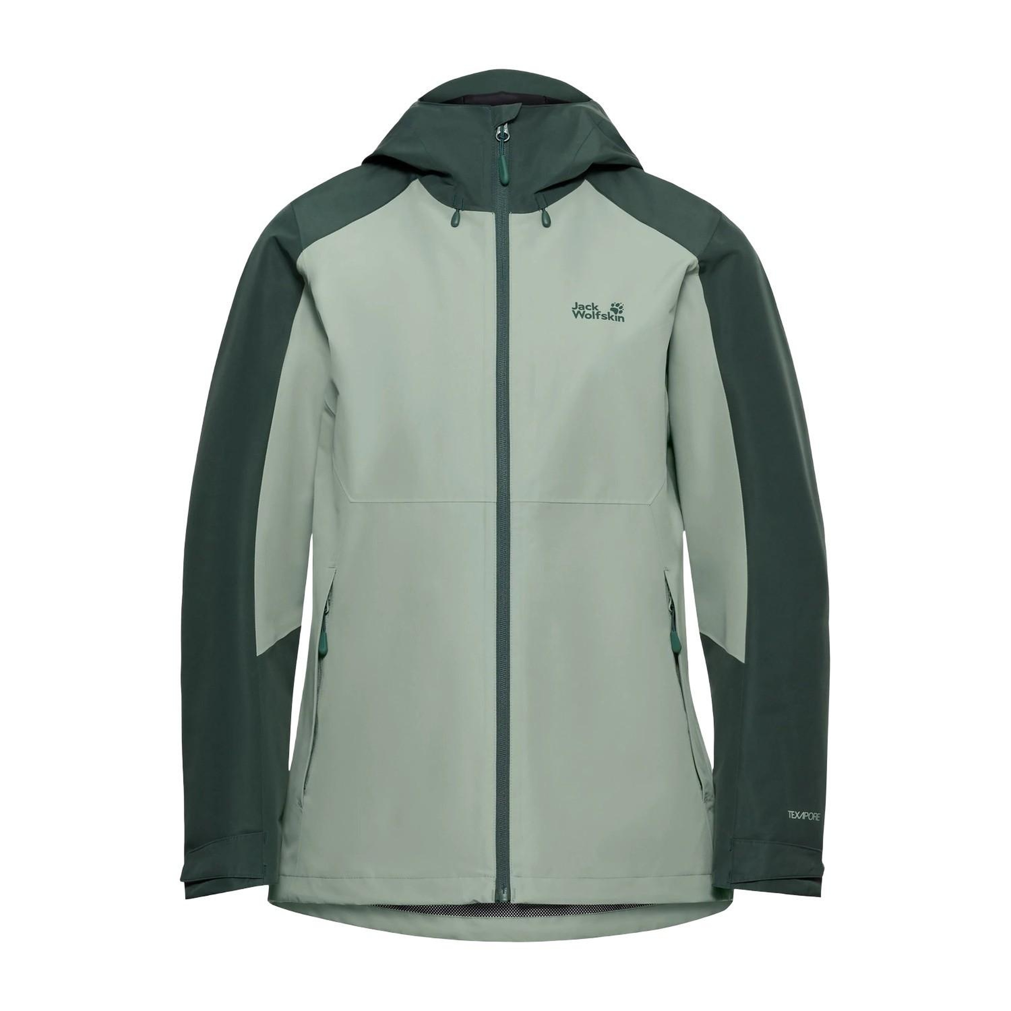 Jack Wolfskin Wildbound 2L Kadın Yeşil Outdoor Ceketi