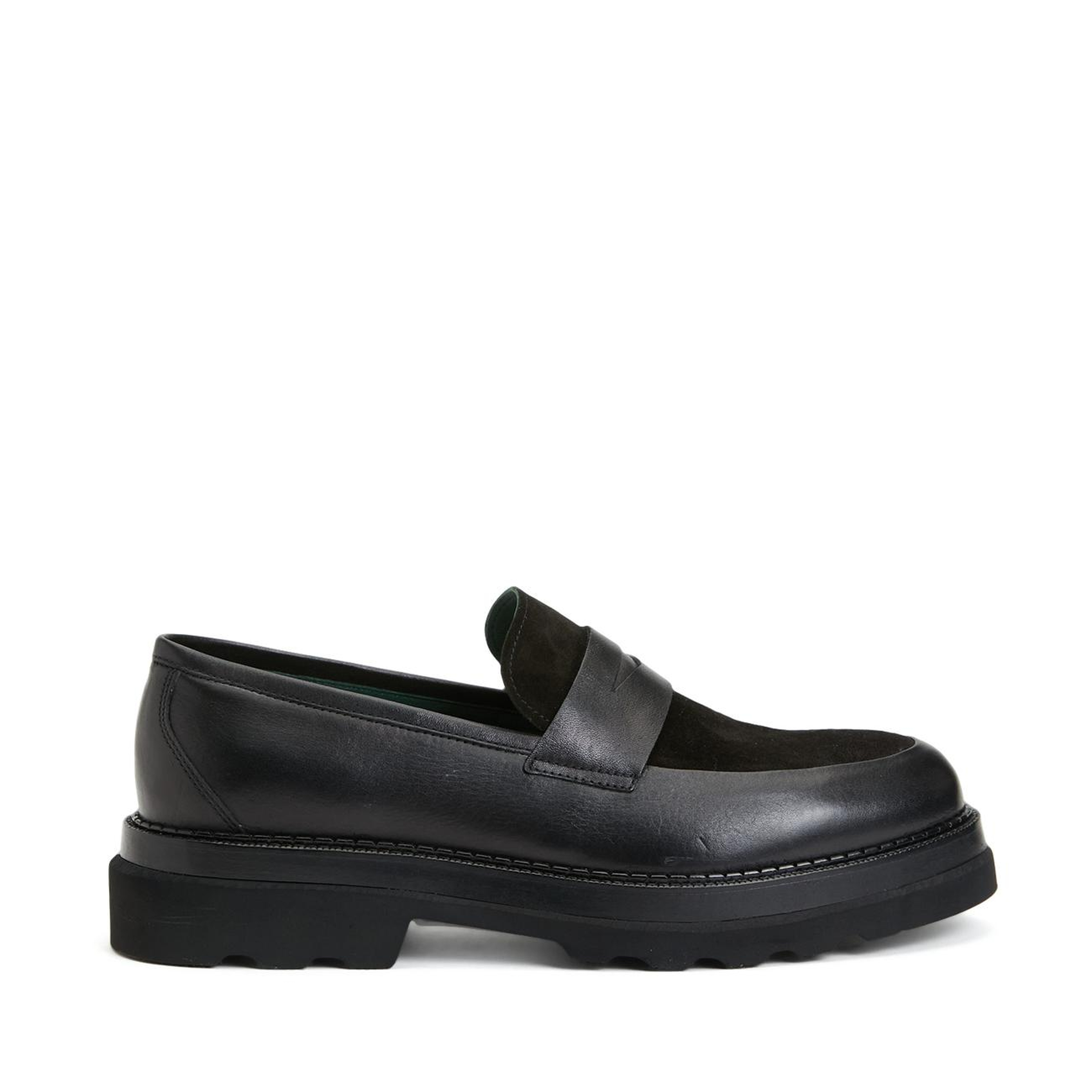 George Hogg Erkek Siyah Süet Loafer