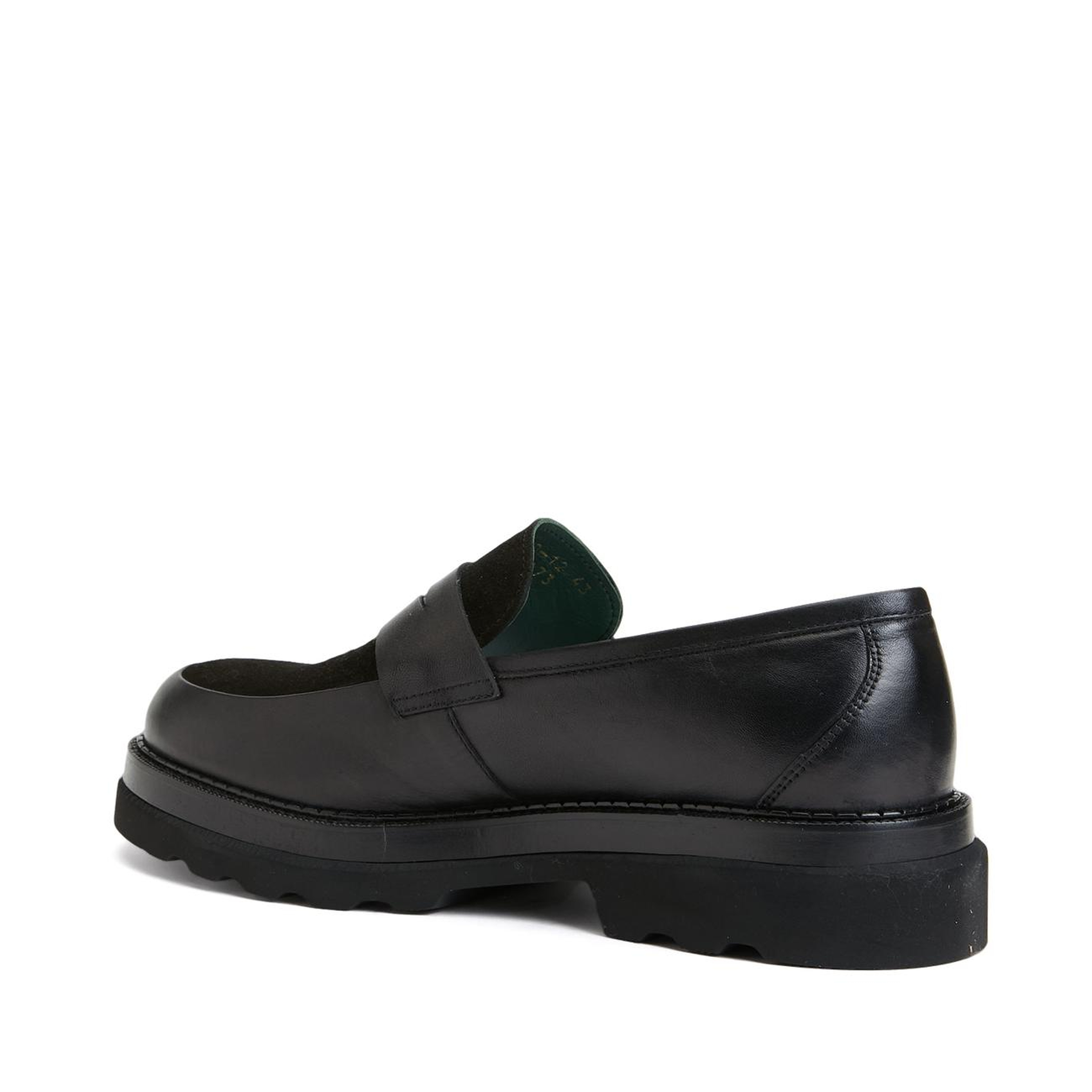 George Hogg Erkek Siyah Süet Loafer