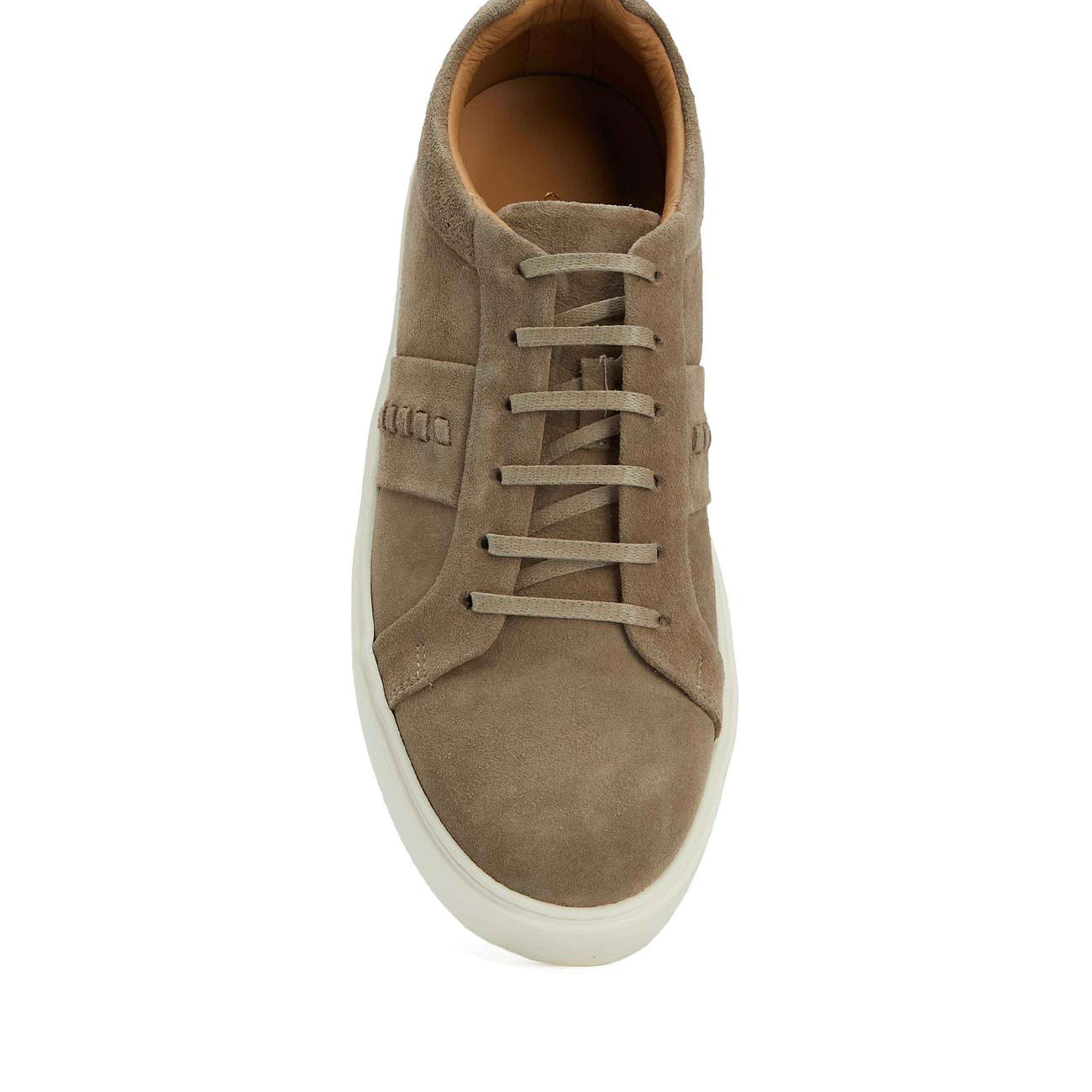 George Hogg Erkek Vizon Günlük Rahat Örgülü Süet Sneaker