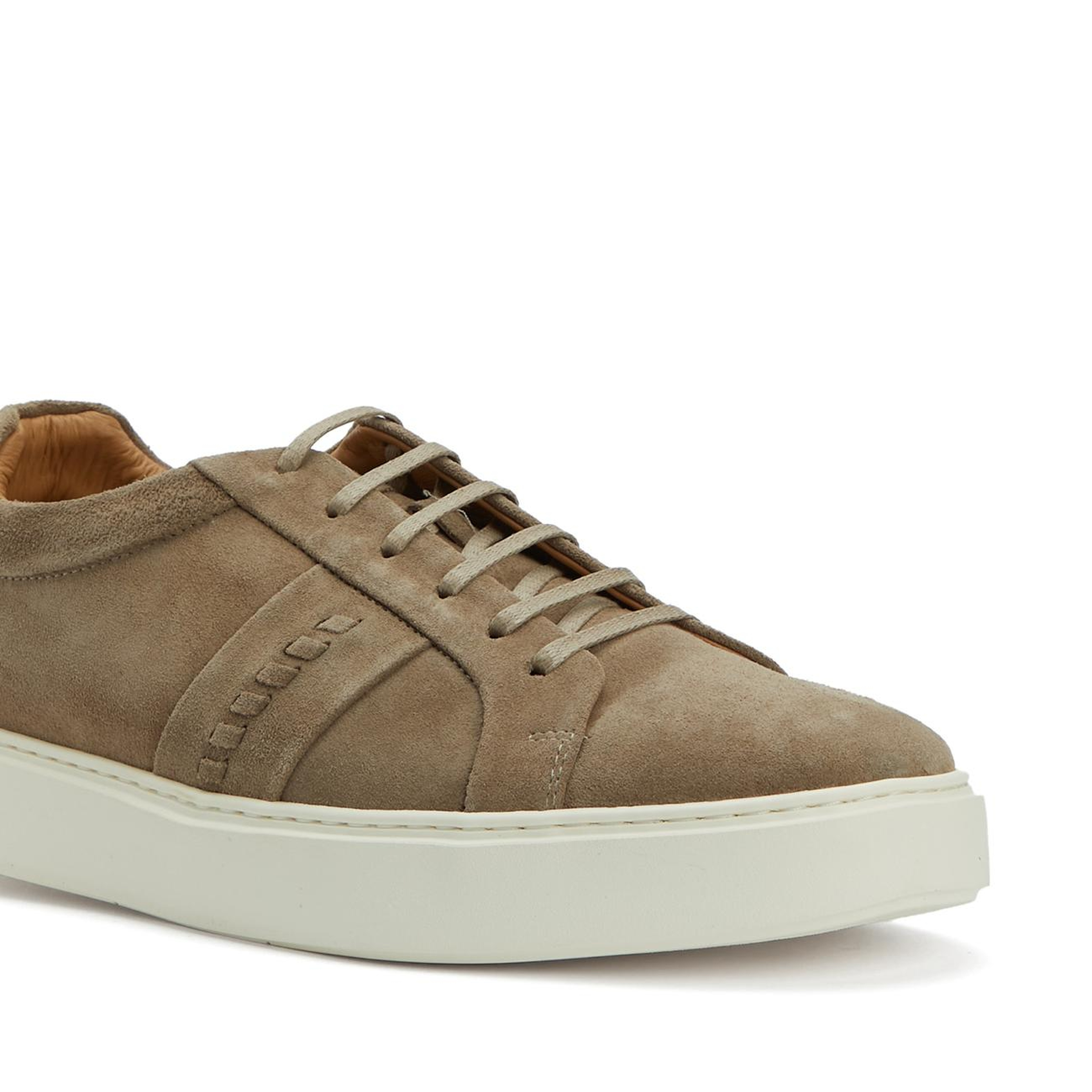 George Hogg Erkek Vizon Günlük Rahat Örgülü Süet Sneaker