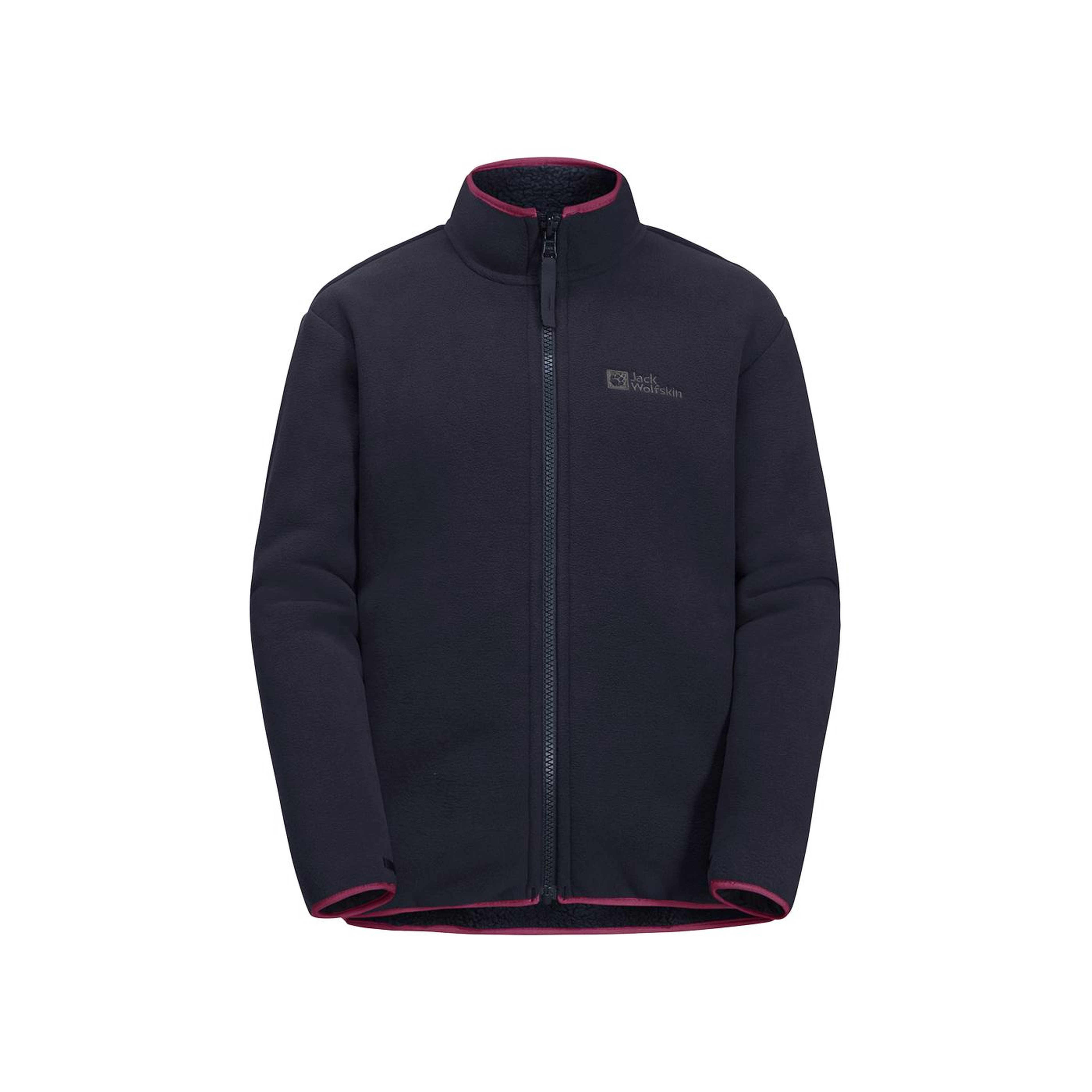 Jack Wolfskin Snowcurl 3in1 Unisex Çocuk Pembe Outdoor Ceketi