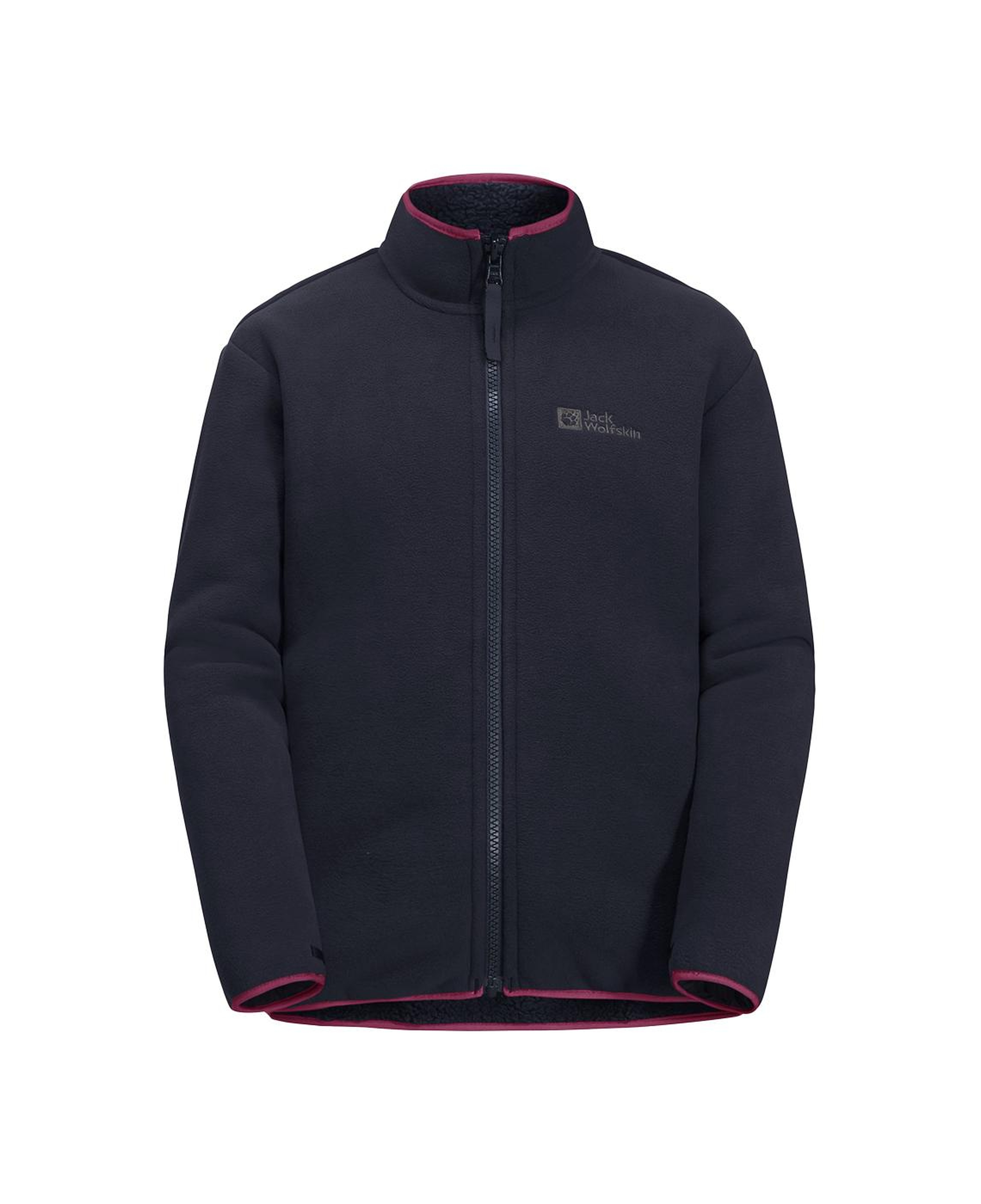 Jack Wolfskin Snowcurl 3in1 Unisex Çocuk Pembe Outdoor Ceketi
