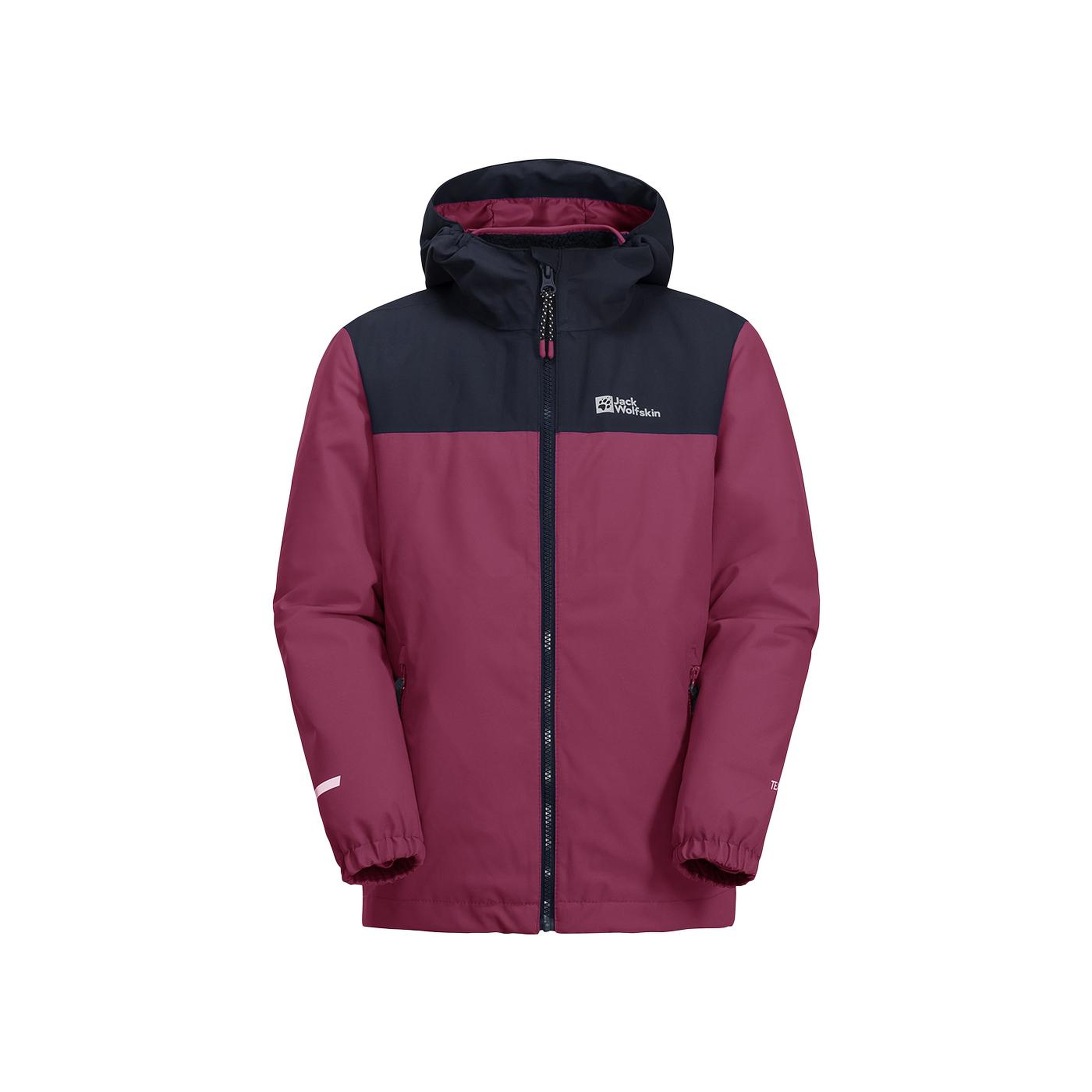 Jack Wolfskin Snowcurl 3in1 Unisex Çocuk Pembe Outdoor Ceketi