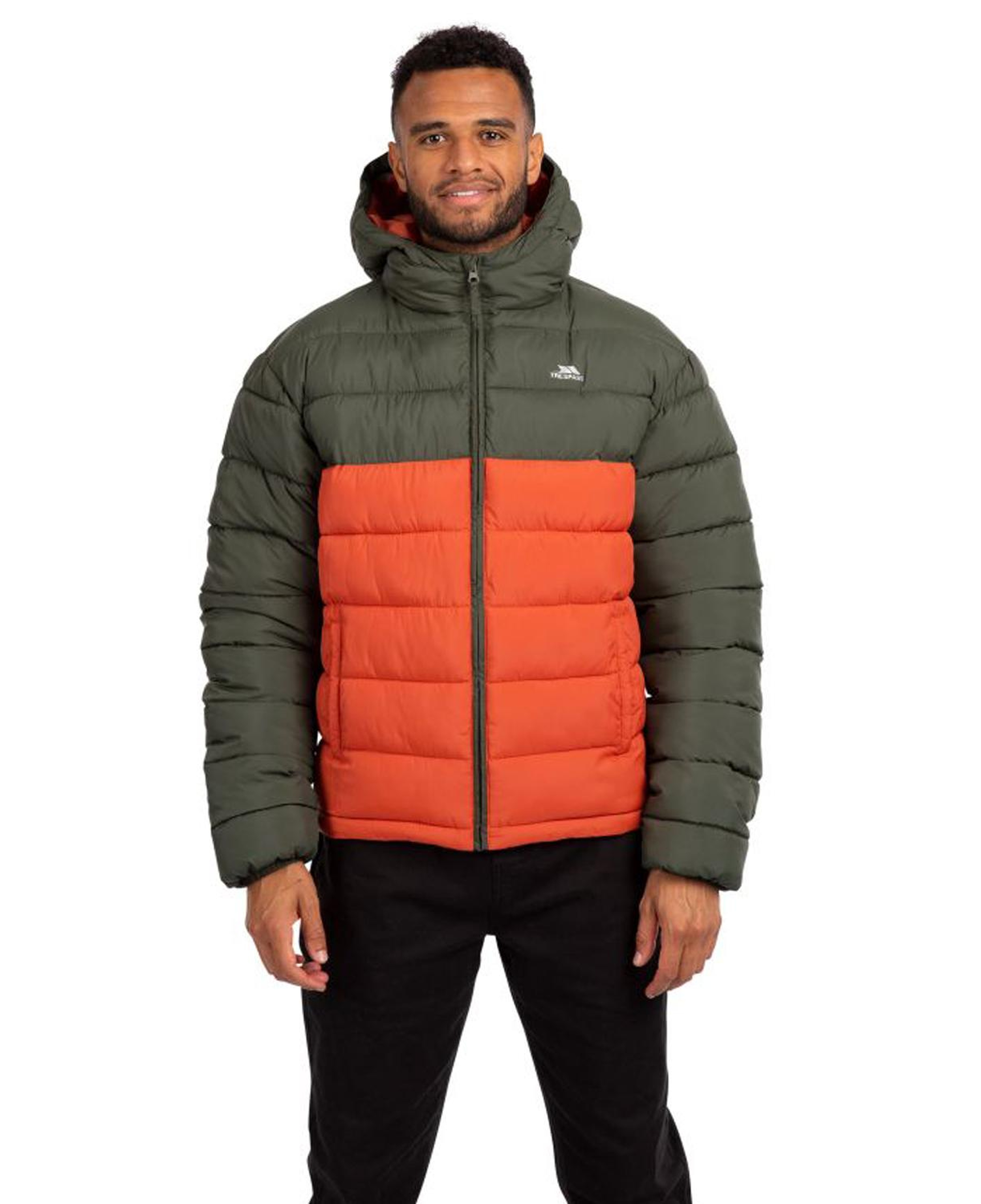 Trespass Oskar - Padded Unisex Çocuk Yeşil Outdoor Ceketi