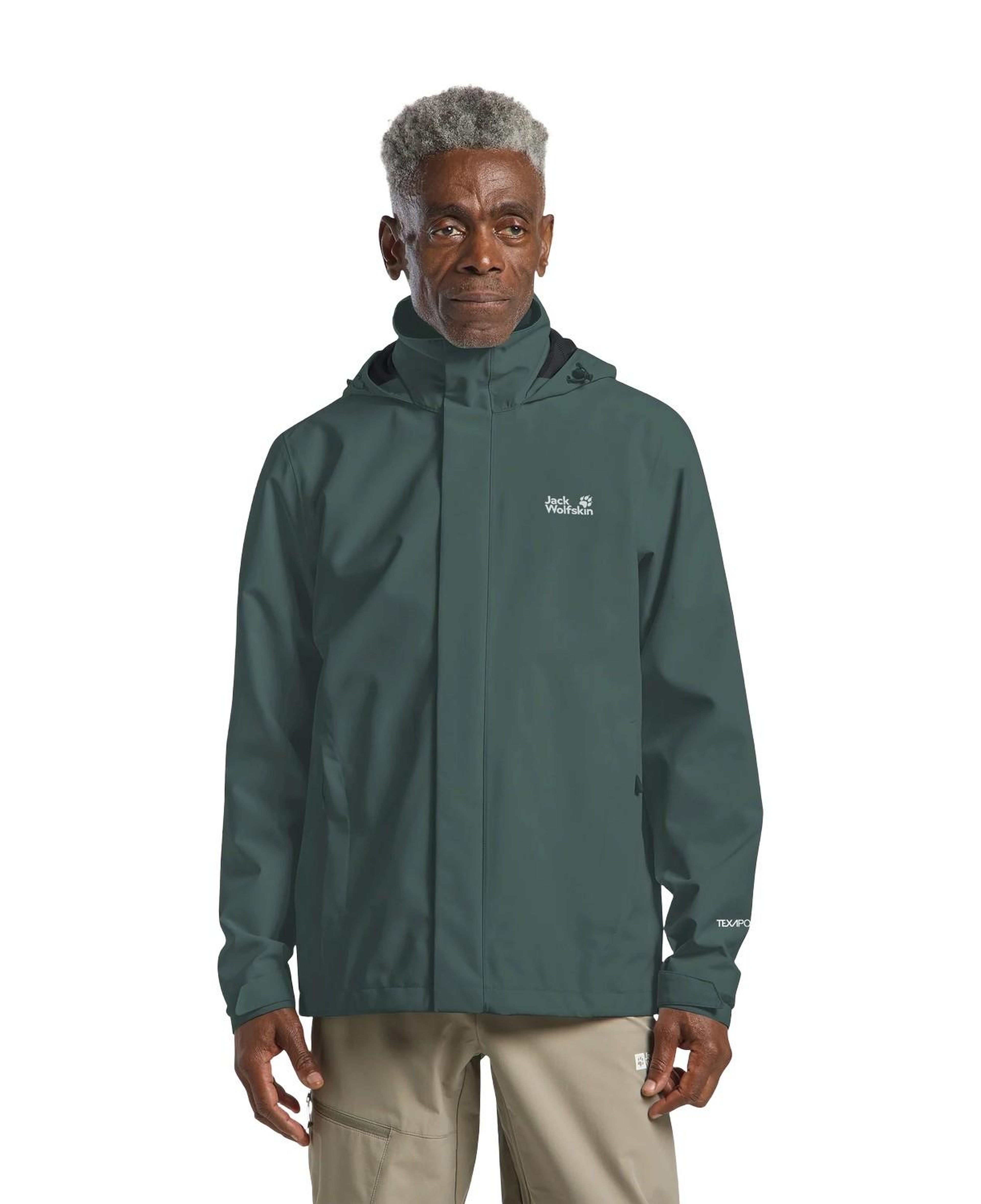 Jack Wolfskin Trailtime 2L Erkek Yeşil Outdoor Ceketi