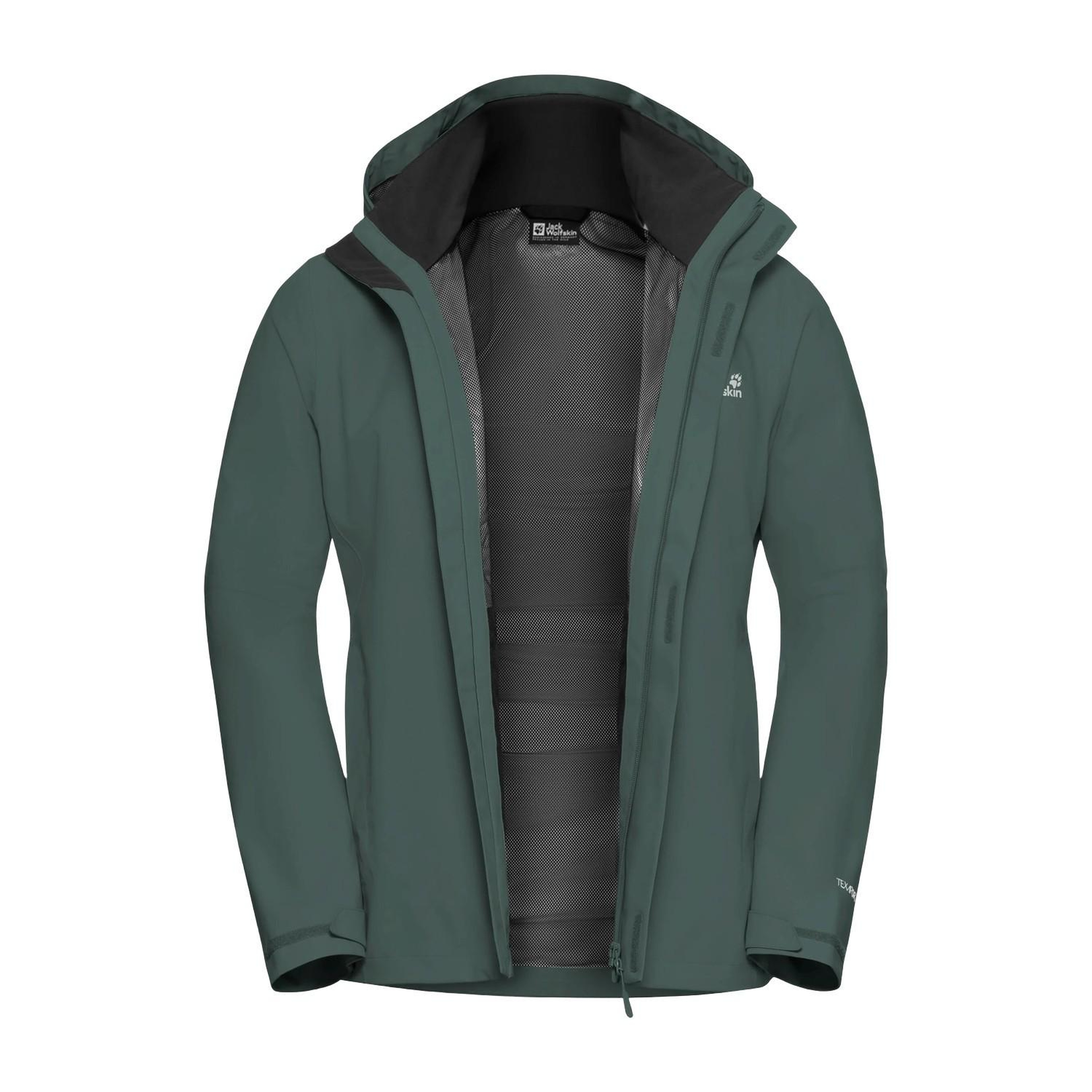 Jack Wolfskin Trailtime 2L Erkek Yeşil Outdoor Ceketi